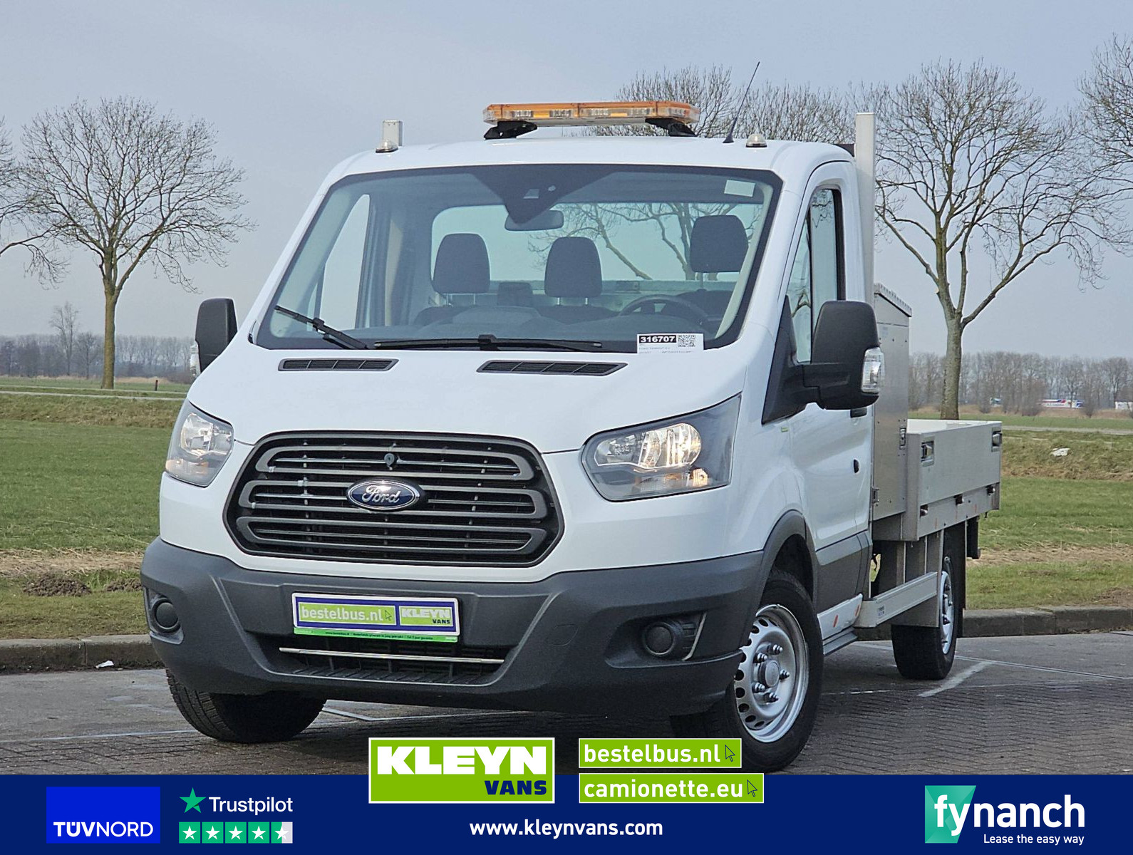 Ford Transit 2.0 Open-Laadbak NAP !
