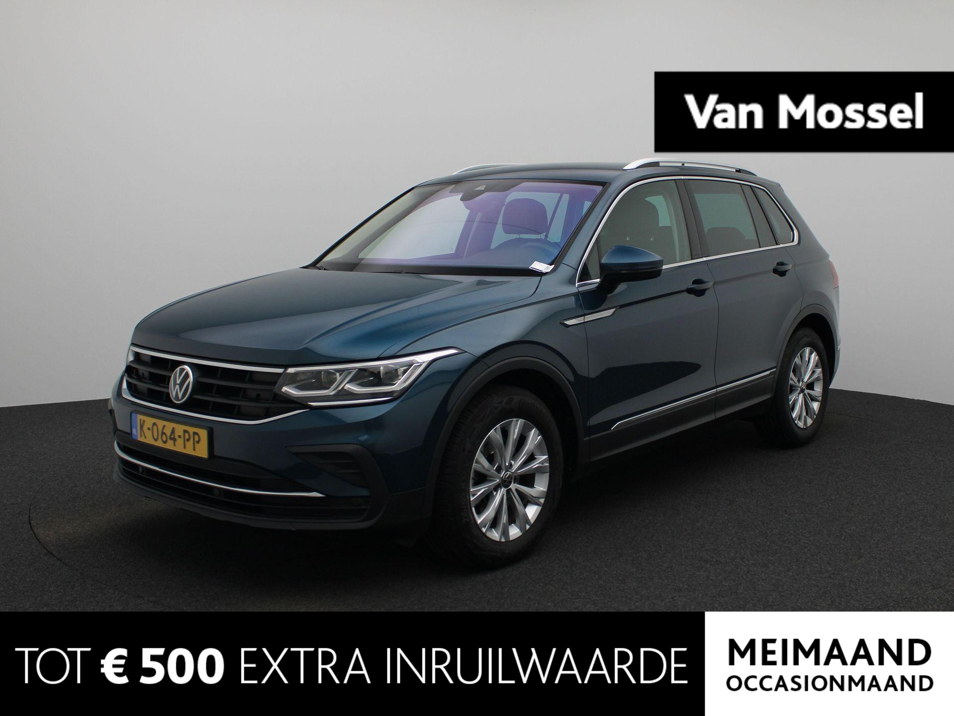 Volkswagen Tiguan 1.5 TSI Life | Climate Control | Stoelverwarming | Parkeersensoren | Trekhaak | Lederen Bekleding |