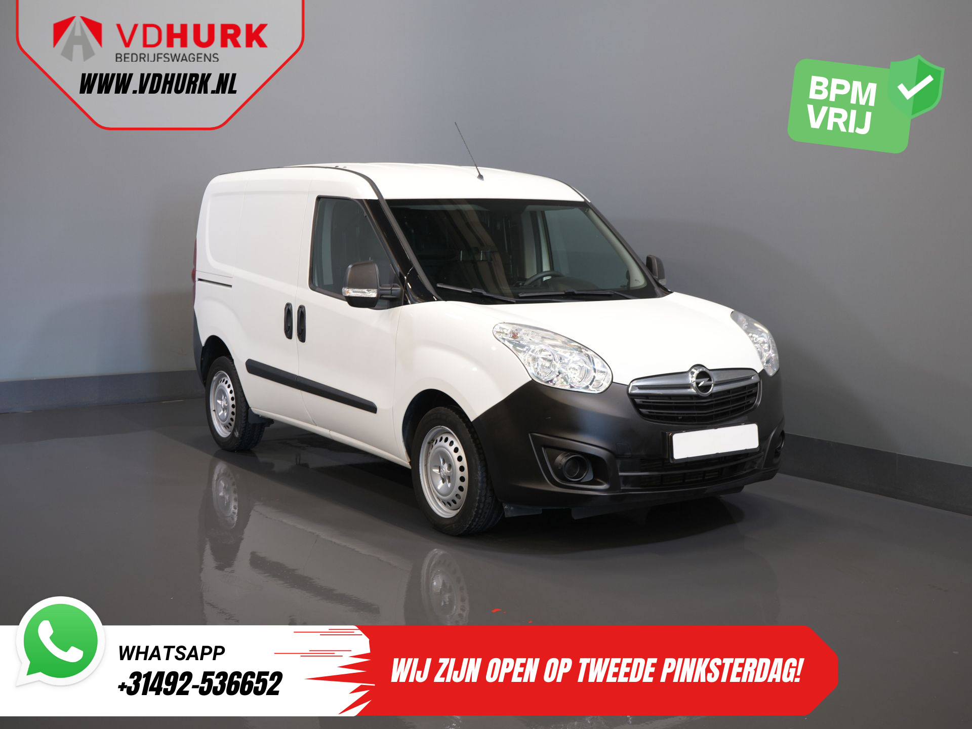 Opel Combo 1.3 CDTI 95 pk BPM VRIJ! Lage KM-stand!/ NL Auto/ Airco/ Trekhaak