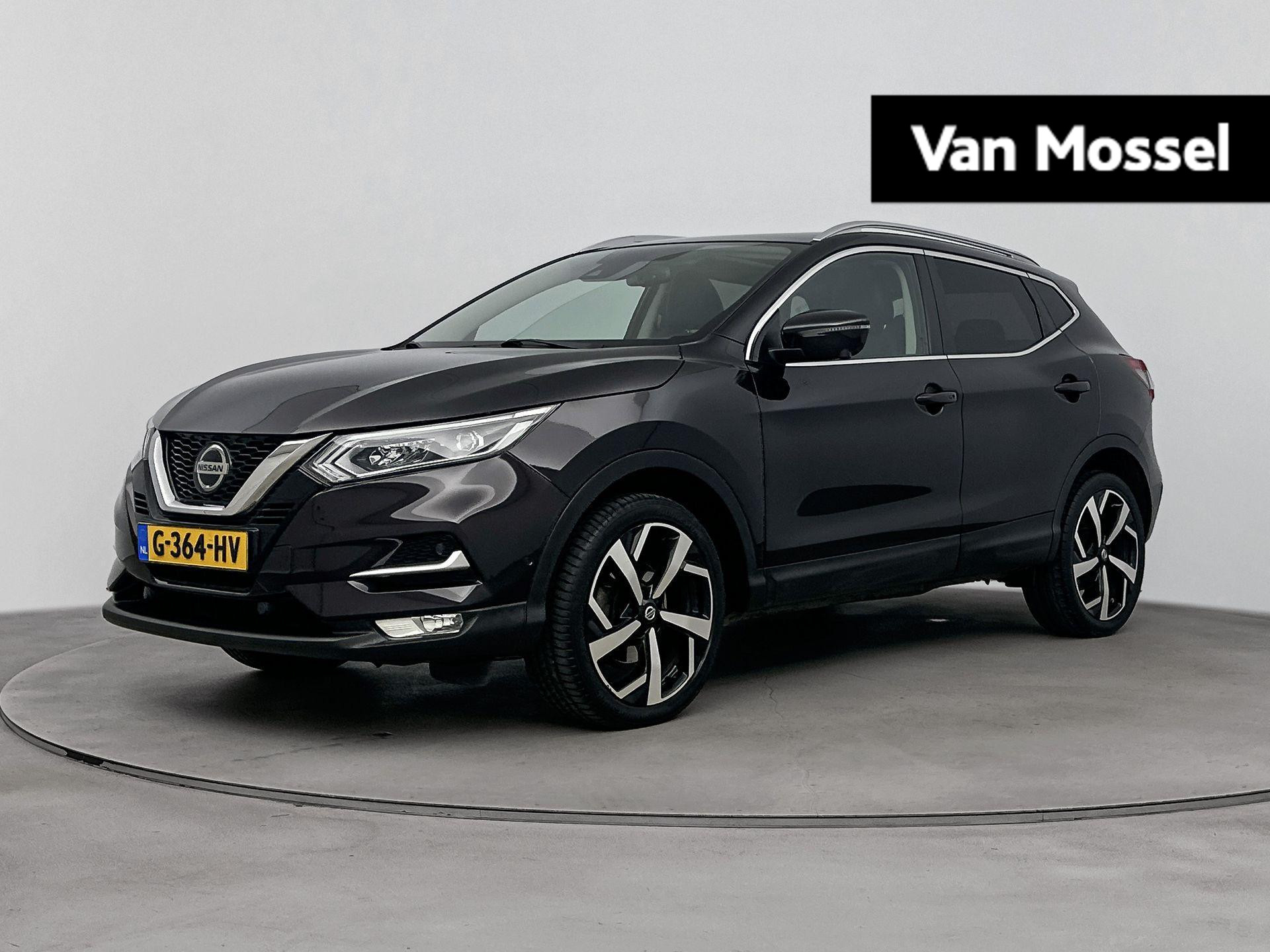 Nissan QASHQAI 1.3 DIG-T Tekna 140PK | Trekhaak | Panorama-dak | 360 Graden Camera | Navigatie | Climate Control | Keyless | Lichtmetalen velgen 19"