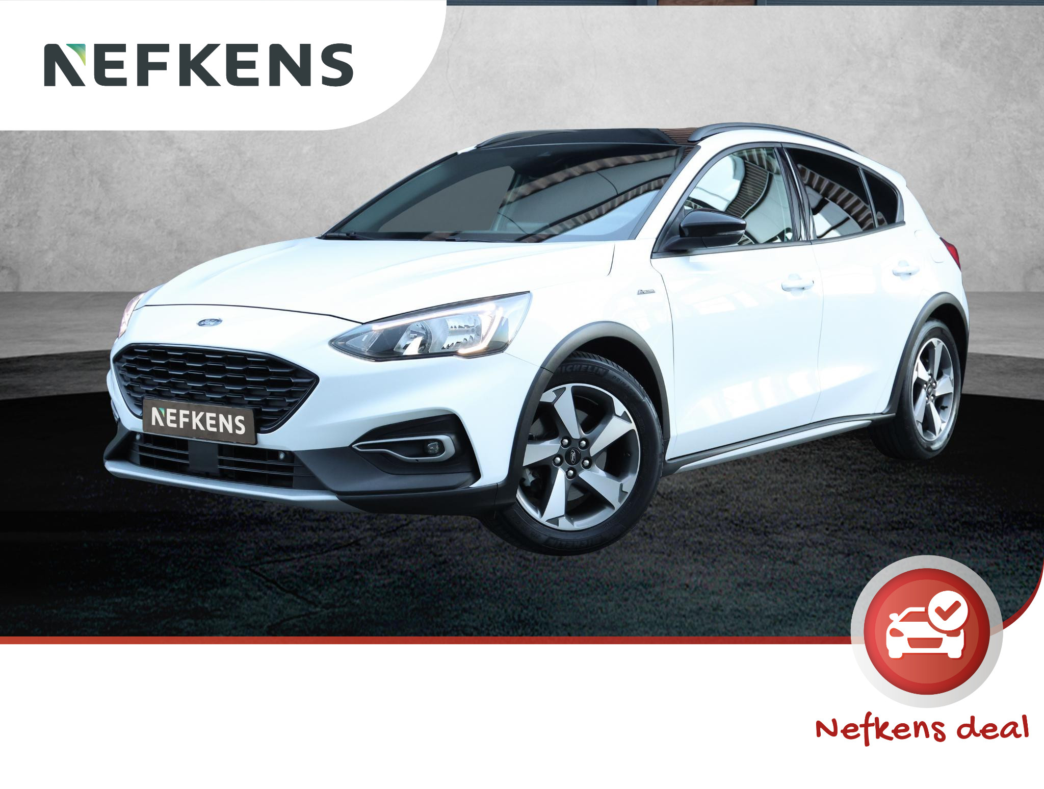 Ford Focus 125pk Active | 1ste eigenaar | Winterpack | Parkeersensoren Rondom | Keyless Start | Navigatie | 17"LMV |