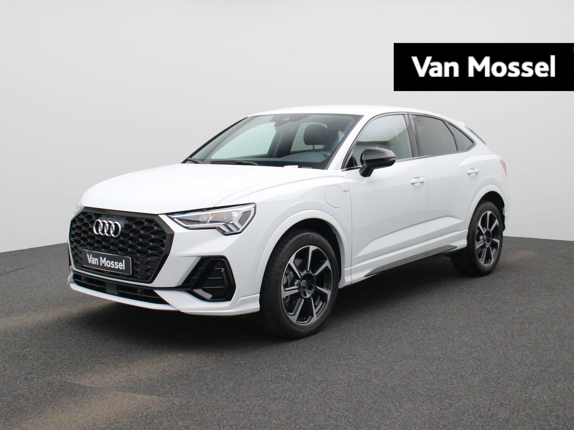 Audi Q3 Sportback 45 TFSI e S Edition 245 PK | S-line | Automaat | Navigatie | Trekhaak | Adaptive Cruise Control | Climate Control | Stoelverwarming | Virtual Cockpit | LED | Lichtmetalen velgen | Privacy glass |