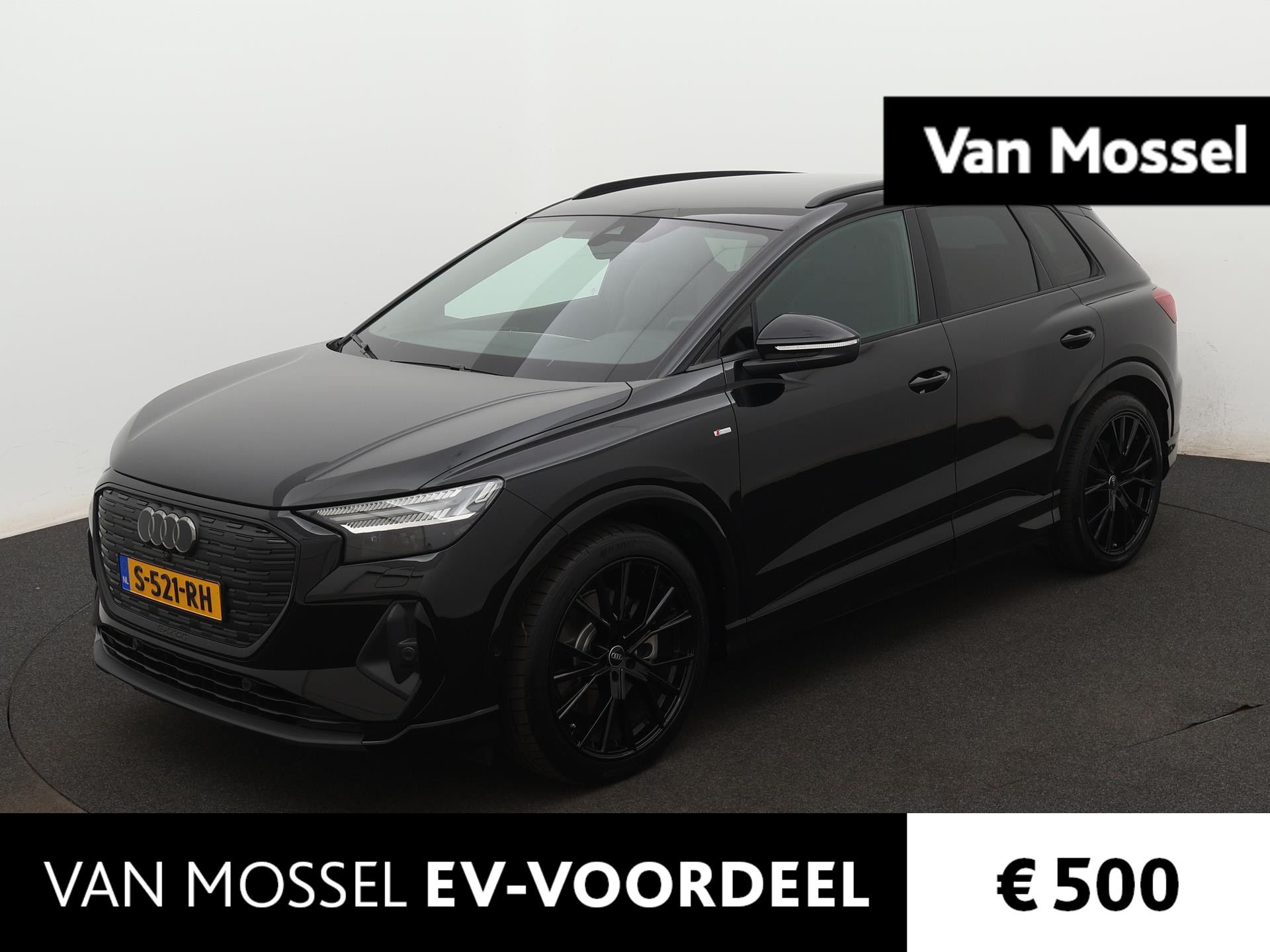 Audi Q4 e-tron 40 S edition 77 kWh 204 PK | Virtual cockpit | Navigatie | LED matrix | Camera | Parkeersensoren | Getint glas | Stoelverwarming | Lichtmetalen velgen | Cruise control | Elektrische kofferklep |