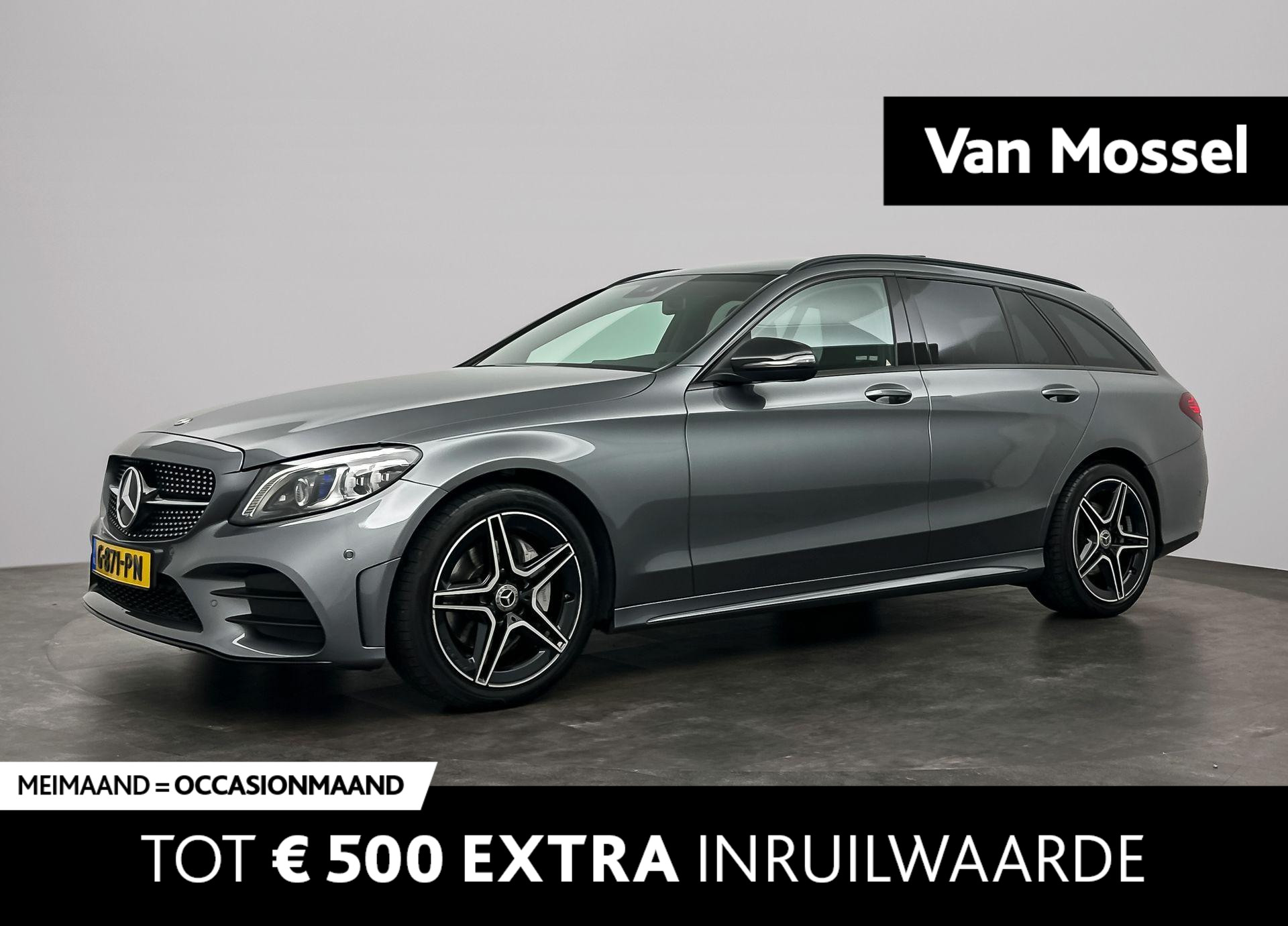 Mercedes-Benz C-Klasse Estate 180 AMG Business Solution | Premium Pack | Panoramadak | Digital Cockpit | Elektrische Achterklep | COMMAND Navigatie | Camera | Multibeam Matrix LED | Stoelverwarming | Lichtmetalen AMG Velgen |