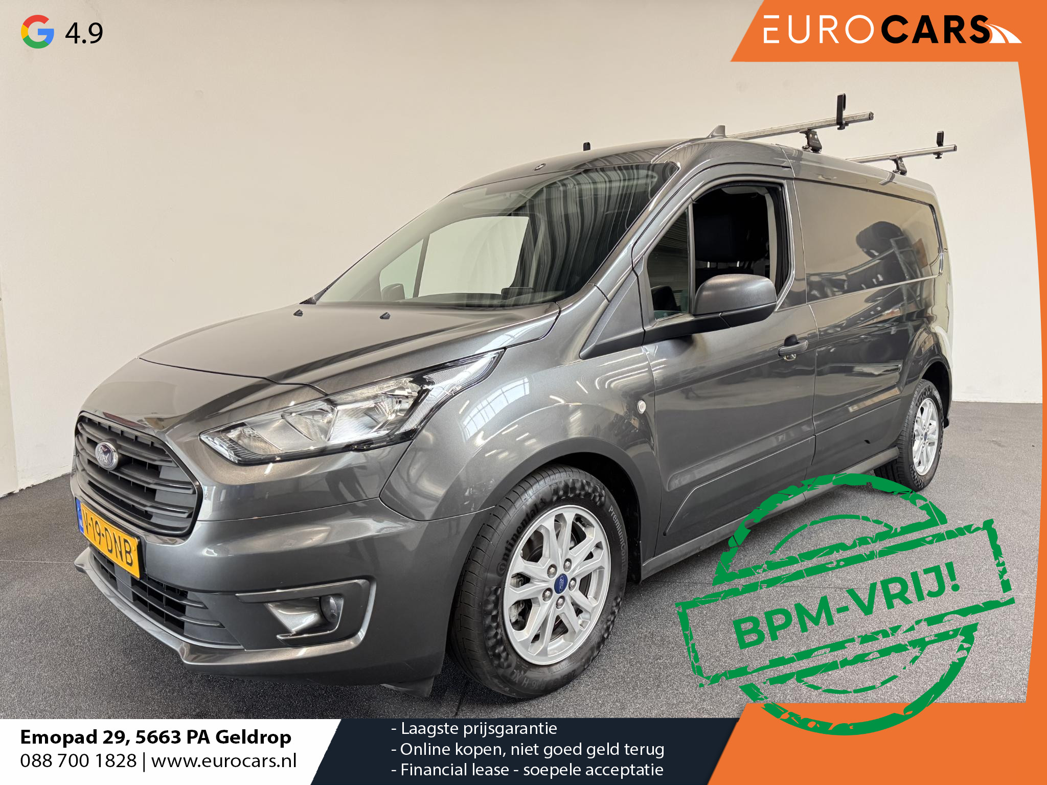 Ford Transit Connect 1.5 EcoBlue L2 Trend Automaat Navigatie Airco ParkeersensorenCruise Control 3Zits Camera