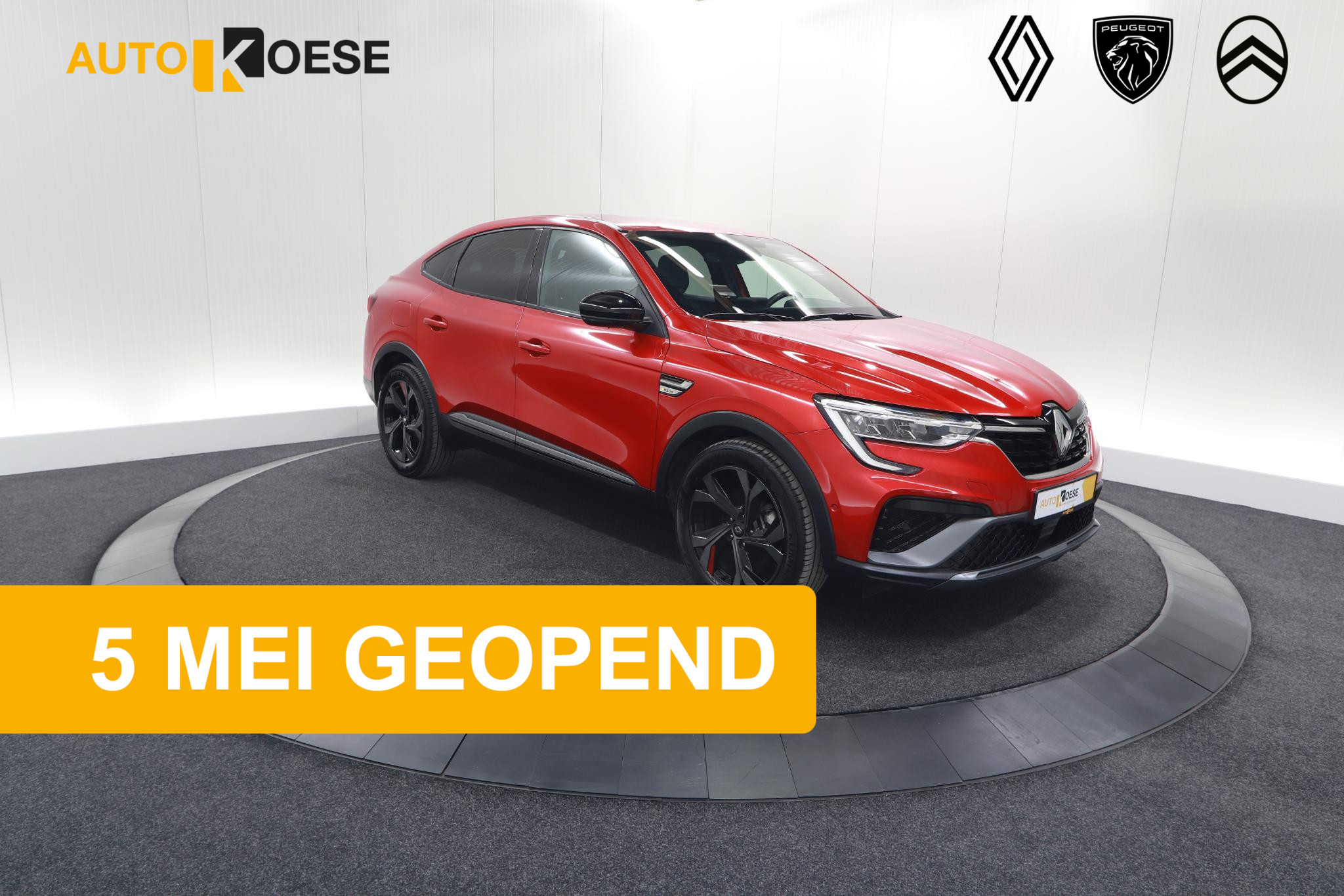 Renault Arkana 1.6 E-Tech Hybrid 145 R.S. Line | Camera | Cruise Control Adaptief | Dodehoekdetectie | Apple Carplay | Pack Winter