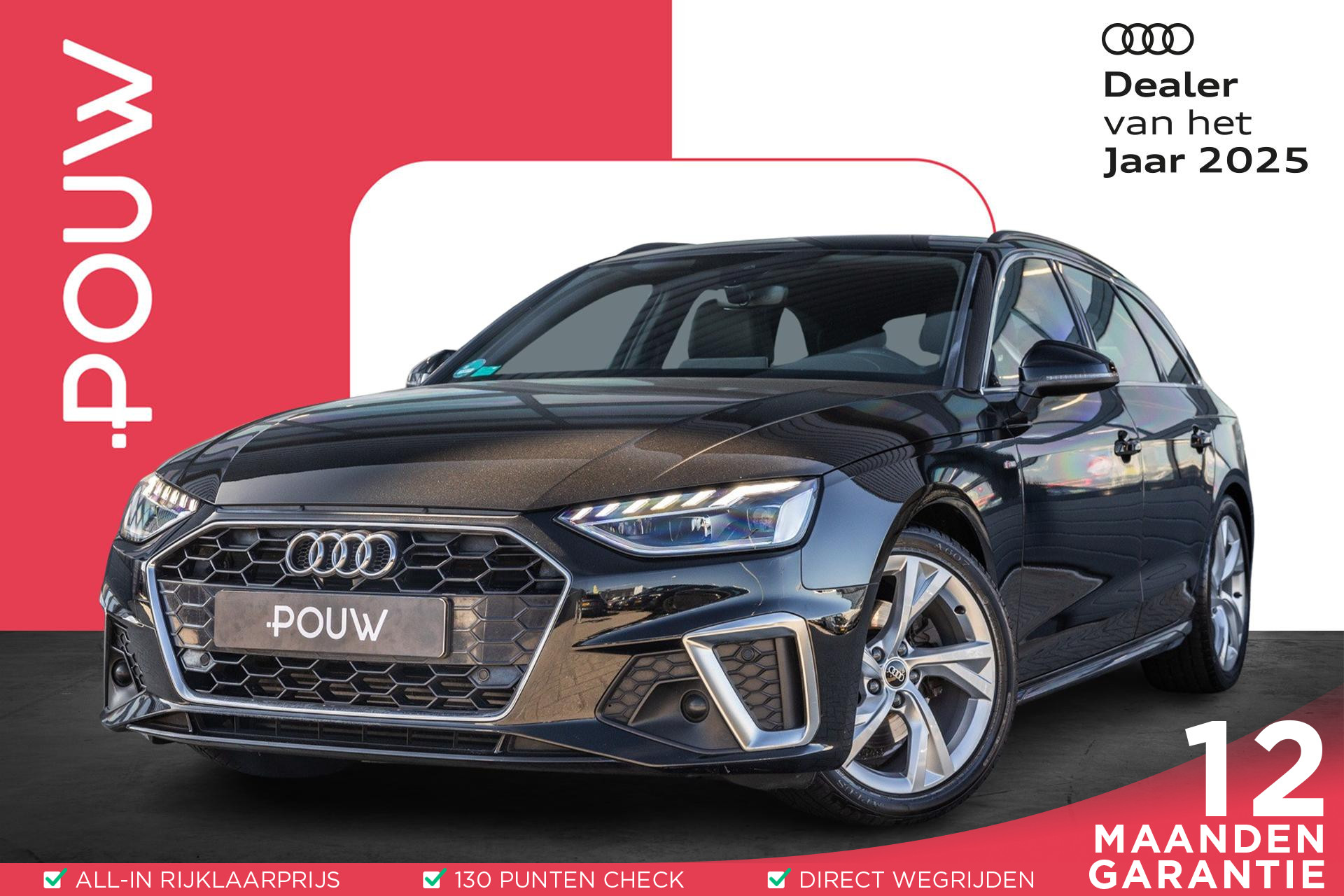 Audi A4 Avant 35 TFSI 150pk S-tronic S Edition | Standkachel | Adaptive Cruise | 18'' Velgen | S-Line