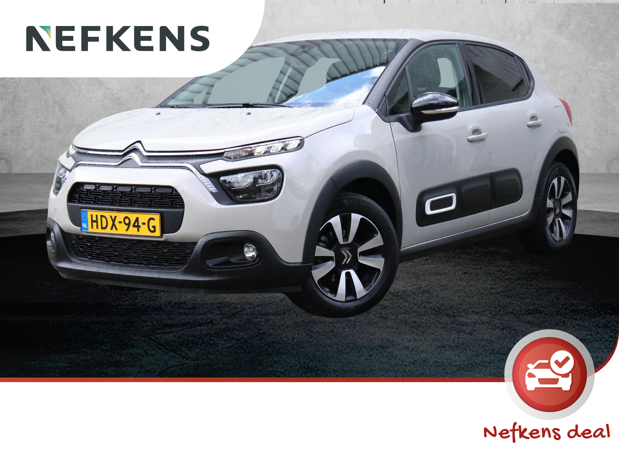 Citroën C3 110pk Max | Automaat | Climate | Apple Carplay/Android Auto | 16" LMV | TwoTone | P.Glass