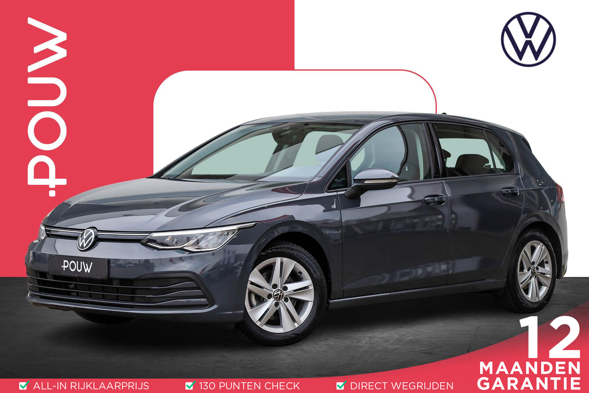Volkswagen Golf 1.0 eTSI 110pk DSG Life | Adaptive Cruise | LED | DAB | Parkeersensoren
