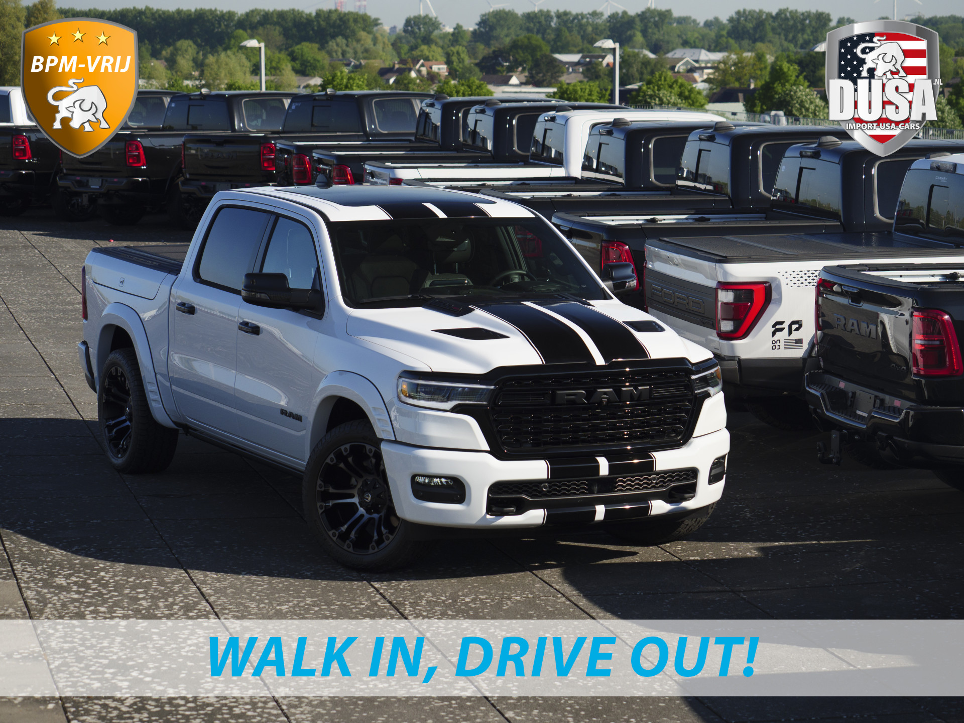 Dodge Ram 1500 Modellen | Grote voorraad BPM - VRIJ | Sinds 1988 dé specialist in Amerikaanse pick-ups Kom langs en maak een Proefrit in de vernieuwde RAM 1500 modellen