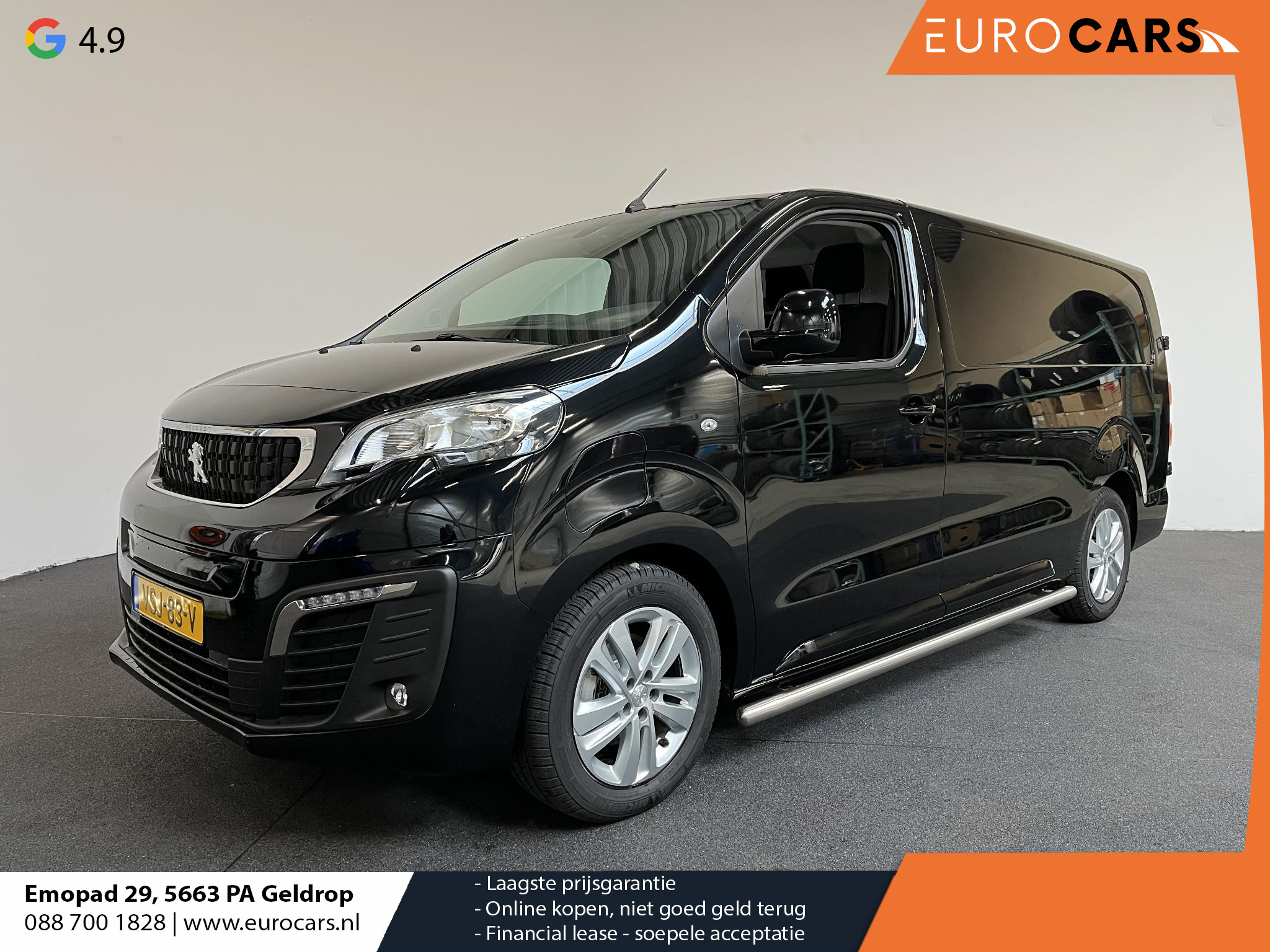 Peugeot e-Expert Long Premium 75 kWh 3-zits Automaat Airco Navigatie