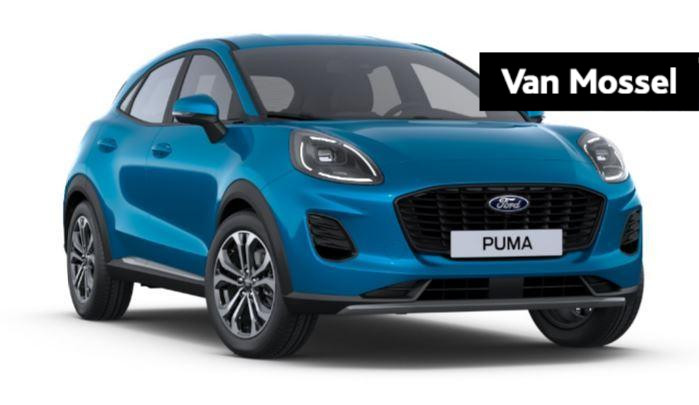 Ford Puma 1.0 EcoBoost Hybrid Titanium | €4.000,00 KORTING! | NAVIGATIE | APPLE CARPLAY | PARKEERSENS. | CRUISE CONTR. | DIGITAL AQUA BLUE | AUTOMAAT |