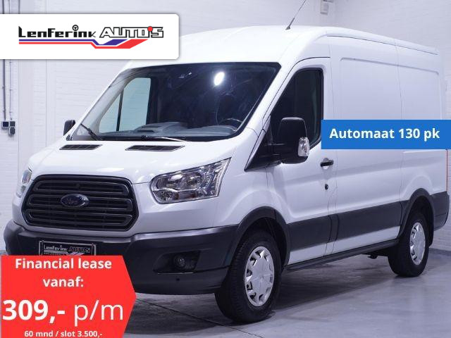 Ford Transit 2.0 TDCI 130 pk Automaat L2H2 Trend Navi, Camera NAP, Laadruimte Pakket, PDC V+A, 3-Zits