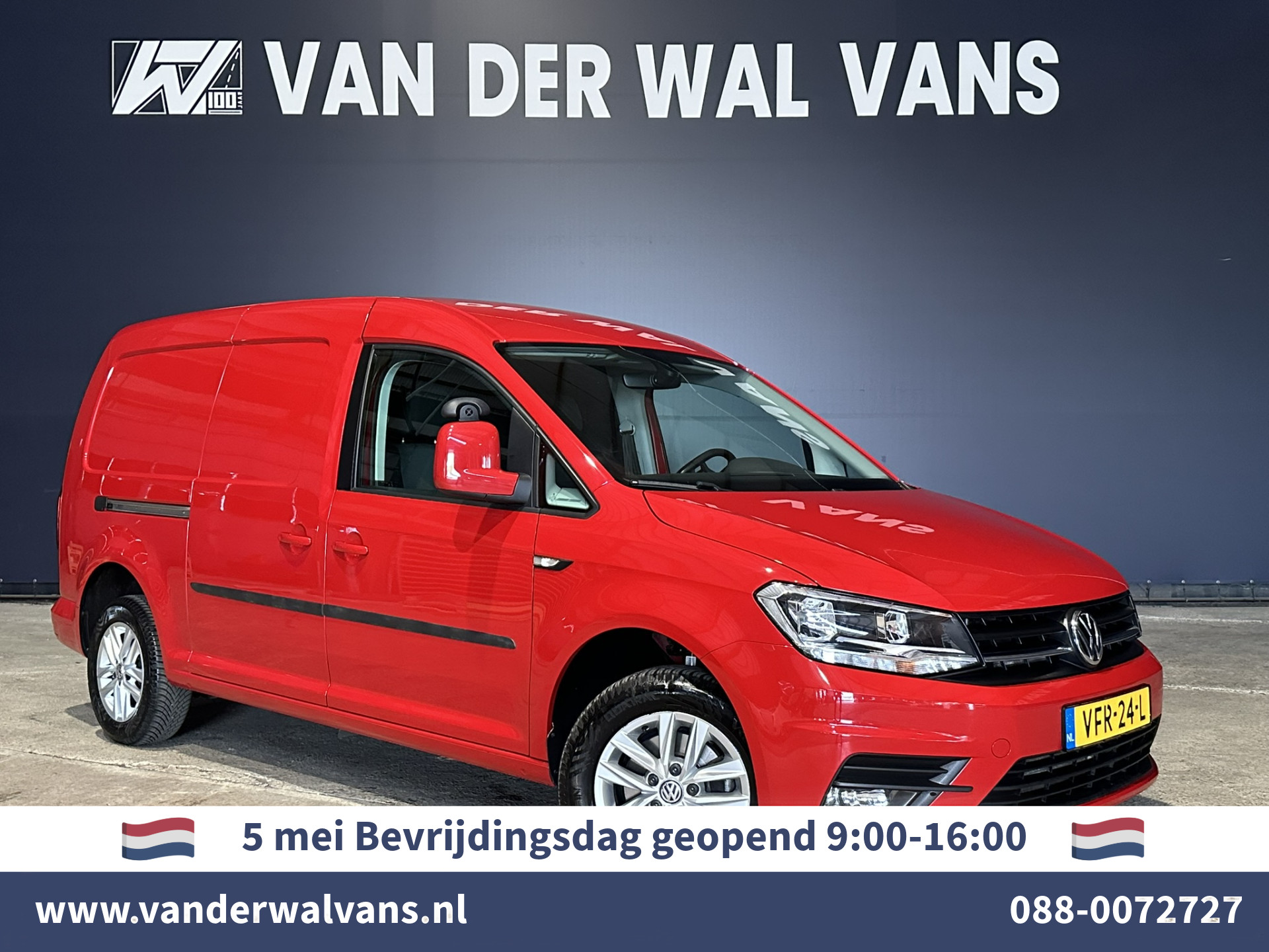 Volkswagen Caddy 2.0 TDI 102pk L2H1 Euro6 Airco | Navigatie | LED | LM Velgen | Cruisecontrol | Parkeersensoren, 1500kg trekvermogen