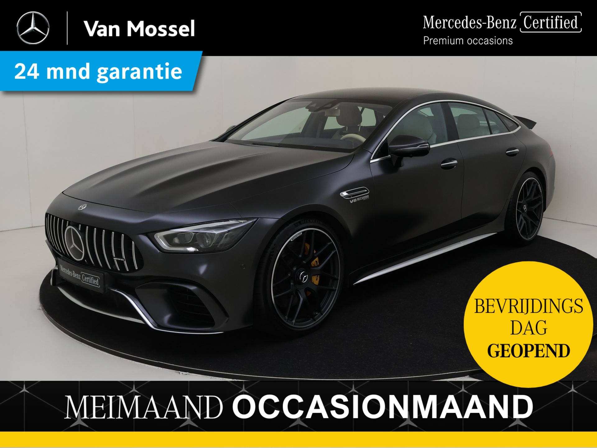 Mercedes-Benz AMG GT 4-Door Coupe AMG 63 S 4MATIC+ Premium Plus / Stoelverwarming / 360Graden-Camera / Panaroma-schuifdak / Memory-Stoelen /