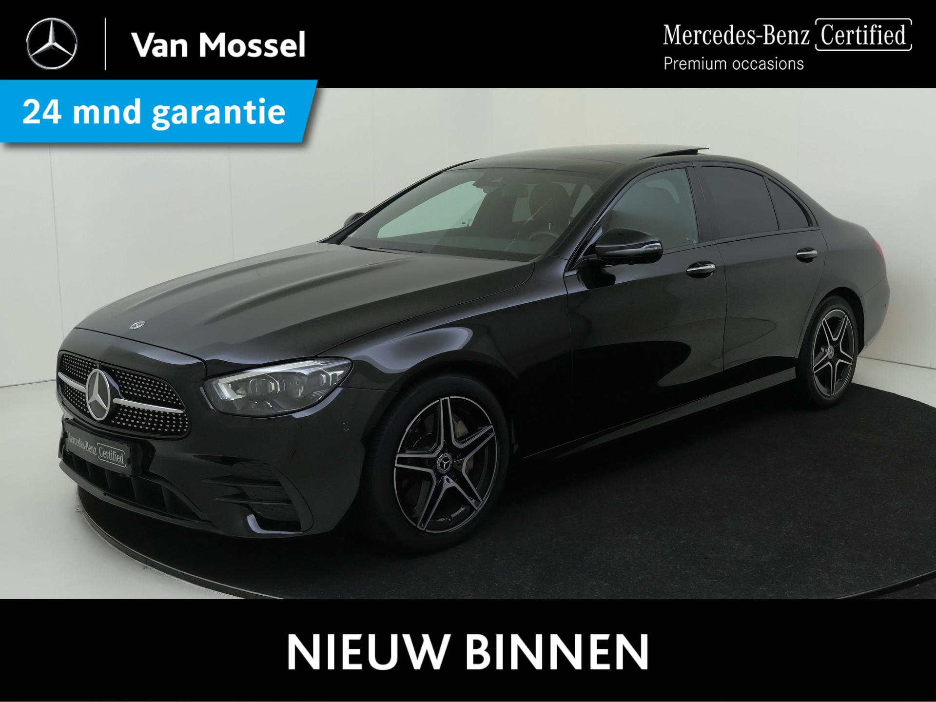 Mercedes-Benz E-Klasse 200 Business Solution AMG /Panoramadak /Memory stoelen /Burmester /Leder