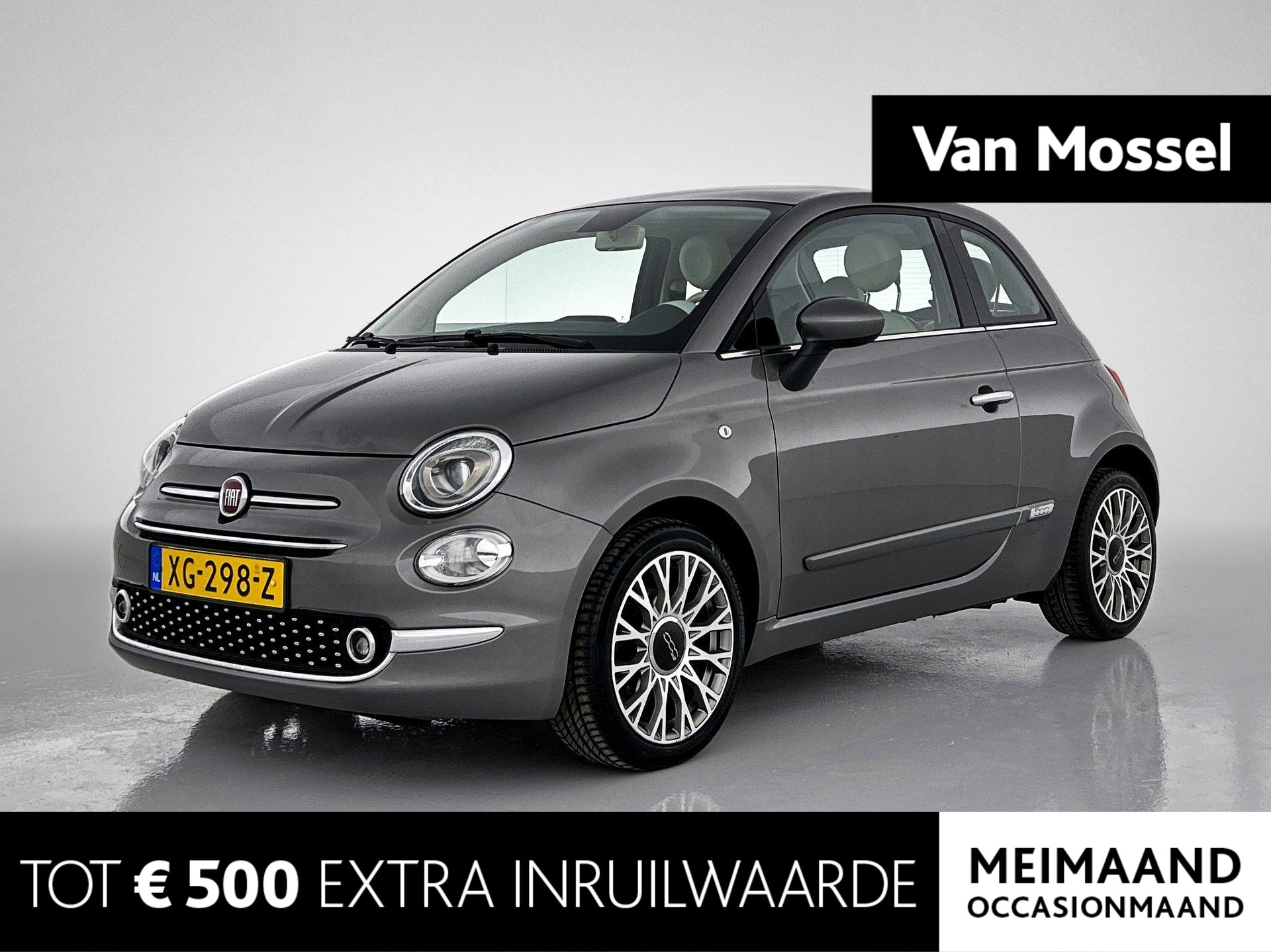 Fiat 500 1.2 Lounge | Panoramadak | Navigatie | Parkeersensoren| Regen & Lichtsensor | LMV 16"| Cruise Controle |