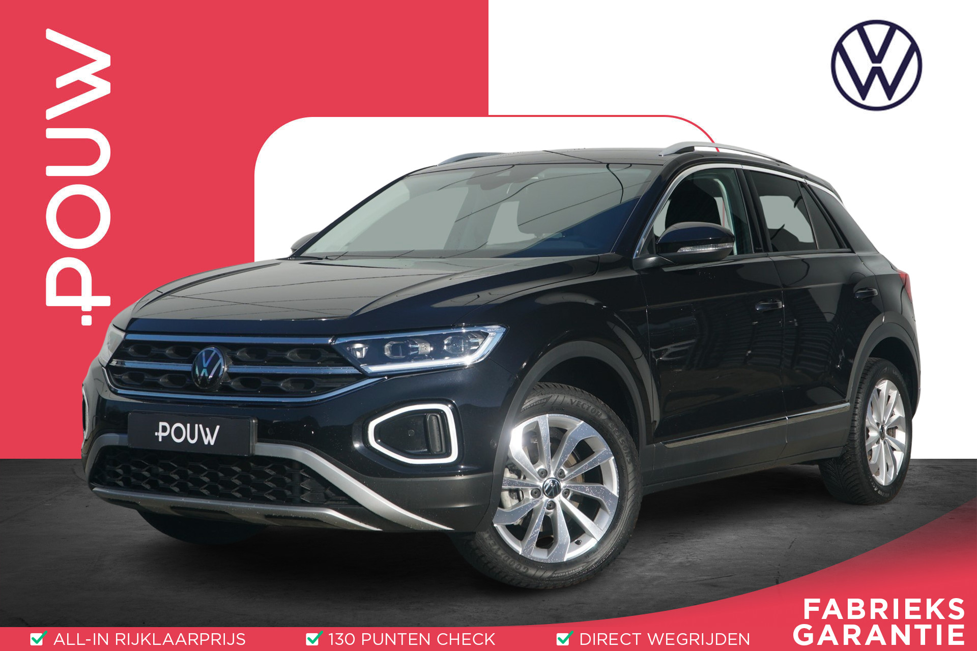 Volkswagen T-Roc 1.5 TSI Style 150pk DSG | Afneembare Trekhaak | Stoelverwarming | Stoelmassage | Navigatie | 17'' LMV