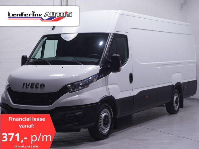 Iveco Daily 35S16 160 pk L4H2 XXL Airco ECC, va 371,- p/mnd Laadruimte Pakket, DAB+. PDC achter, 3-Zits