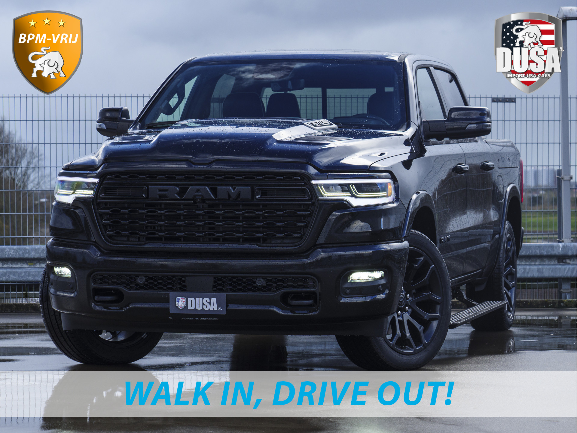 Dodge Ram 1500 | Limited | Night | 3.0L Twin-Turbo I6 | High Output | RAMBOX Passenger Display | 14,4 Touch Screen |  LPG | INCL BPM-VOORDEEL Getoonde accessoires zijn verkrijgbaar tegen meerprijs