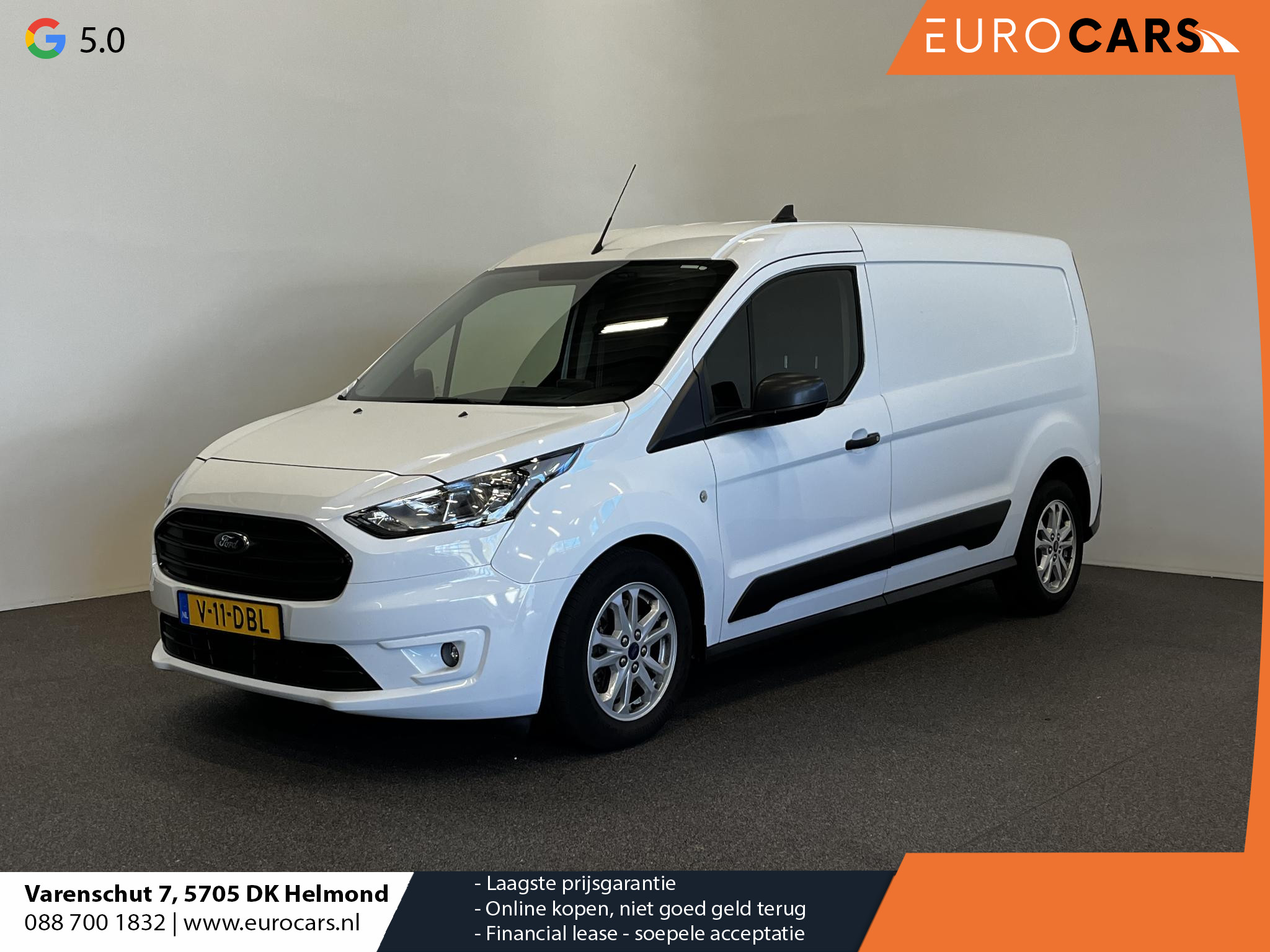 Ford Transit Connect 1.5 EcoBlue Automaat L2 Trend Navi Airco Parkeersensoren Cruise Control Camera