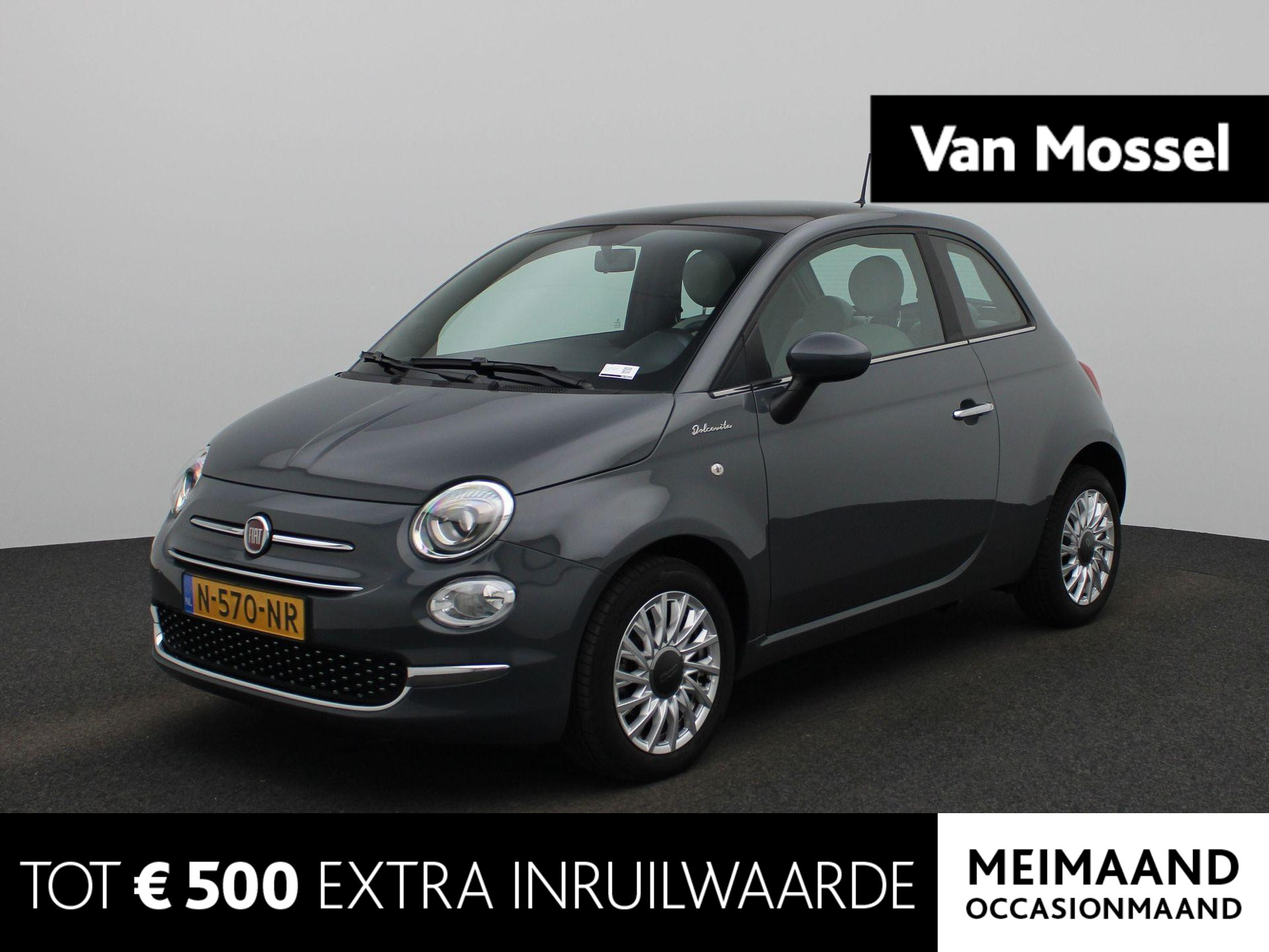 Fiat 500 1.0 Hybrid Dolcevita | APPLE CARPLAY | PANORAMADAK | LEDER | AIRCO | PARKEERSENSOREN ACHTER |