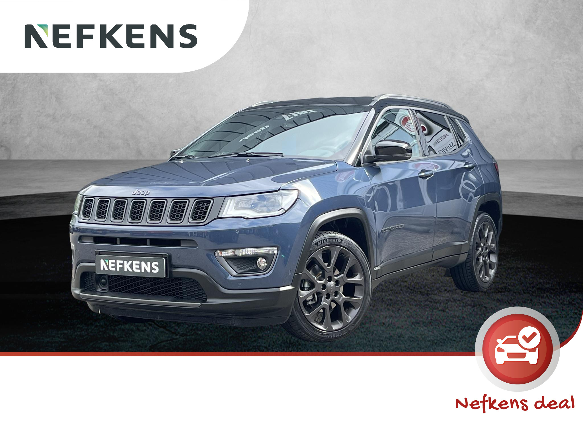 Jeep Compass 150pk Turbo S | 1ste eigenaar | Stuur/Stoelverwarming | LEER | Electrische klep | Camera | Dodehoekdetectie
