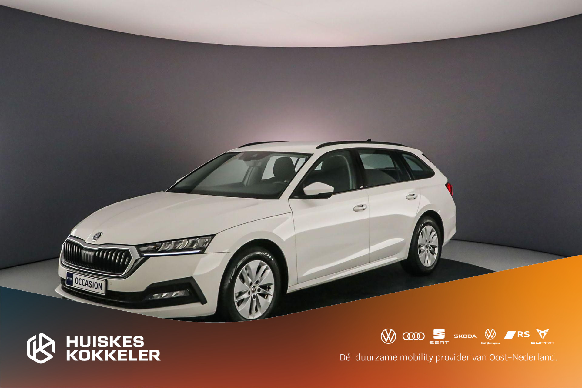 Škoda Octavia Combi Business Edition 1.0 TSI 110pk Cruise control, Navigatie, Elektrische achterklep, Parkeersensoren, Airco, DAB, Radio, App connect, LED koplampen
