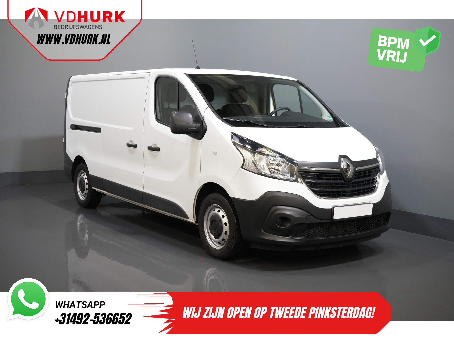 Renault Trafic 2.0 dCi 120 pk L2 3 Pers./ Keyless/ Airco/ PDC