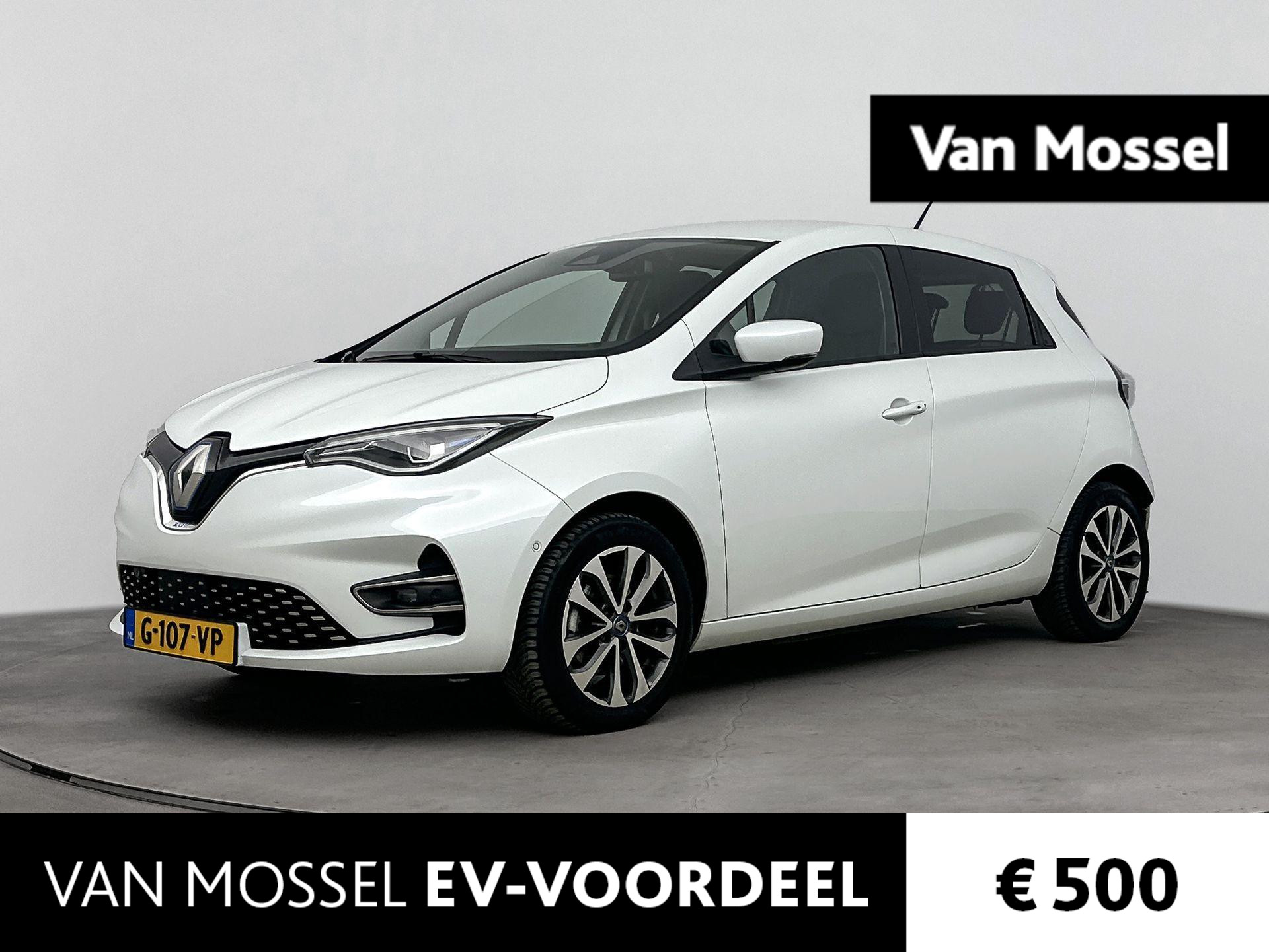 Renault ZOE R135 Edition One 52 kWh 136PK | Huuraccu vanaf € 64,- pm | BOSE | Leder | Navigatie | Achteruitrijcamera | Stoelverwarming