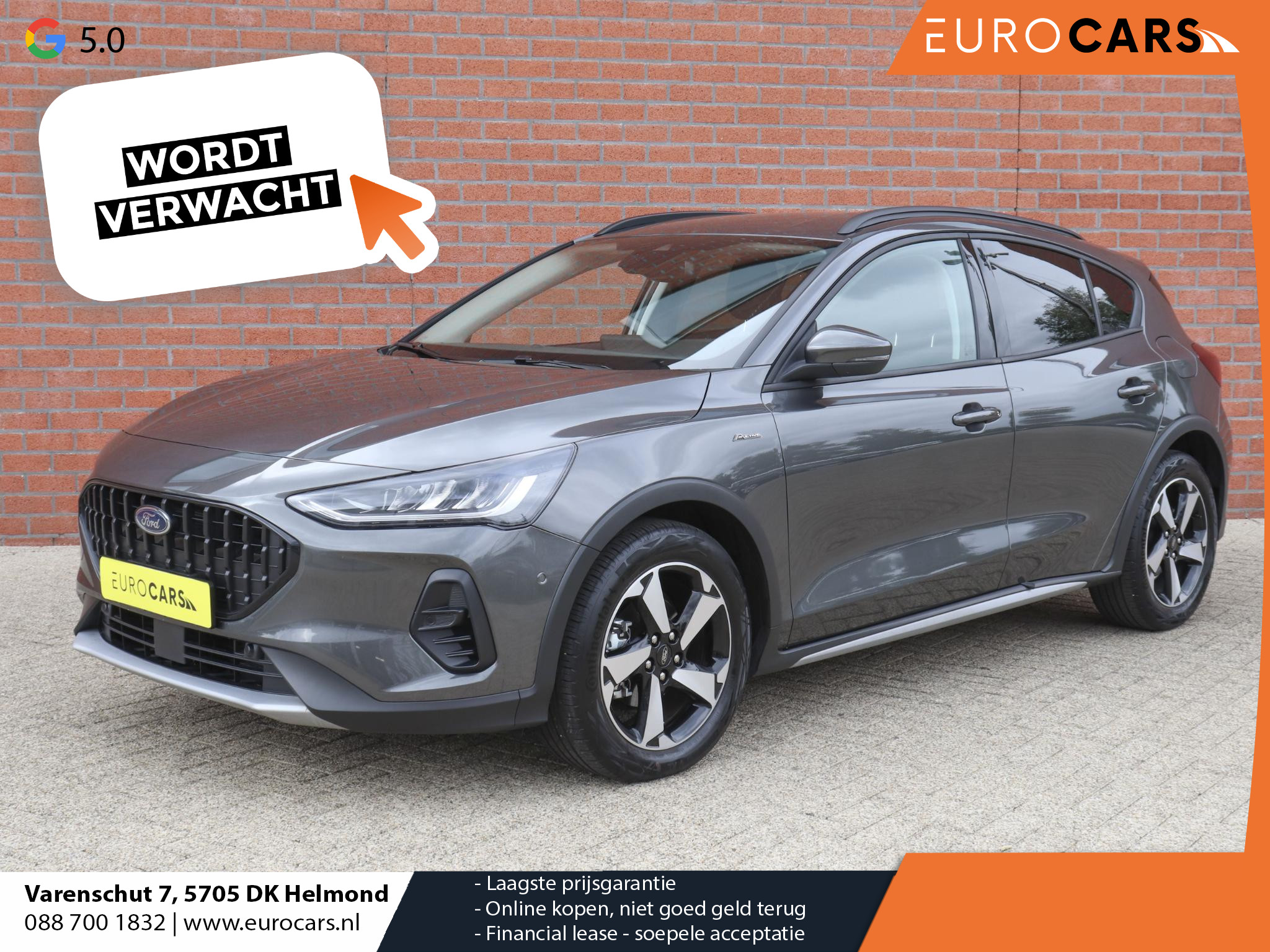 Ford Focus 1.0 EcoBoost 155pk Automaat Active X Ford Focus 1.0 EcoBoost 155pk Hybrid Automaat Active X Navigatie Climate Control Camera Parkeer sensoren B&O Dab Lichtmetalen velgen