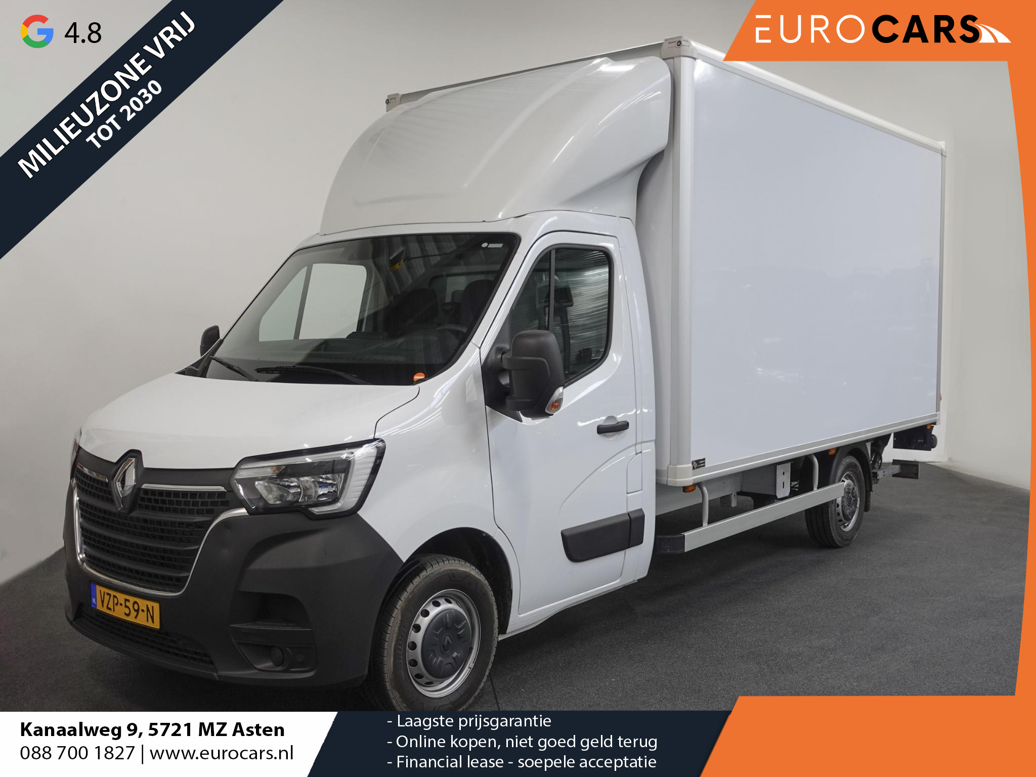 Renault Master T35 2.3 dCi 145PK Energy Bakwagen Meubelbak Laadklep Zijdeur Airco Cruise control Navigatie