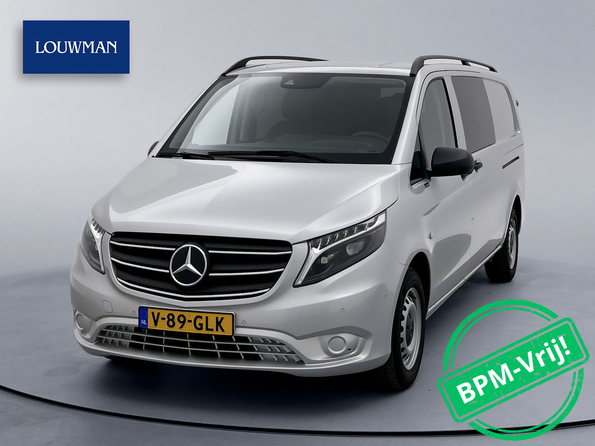 Mercedes-Benz Vito 114 CDI Extra Lang Dubbele Cabine XL Leder 2x Schuifdeur LED Trekhaak Apple Carplay/Android Auto Achteruitrijcamera Cruise Control