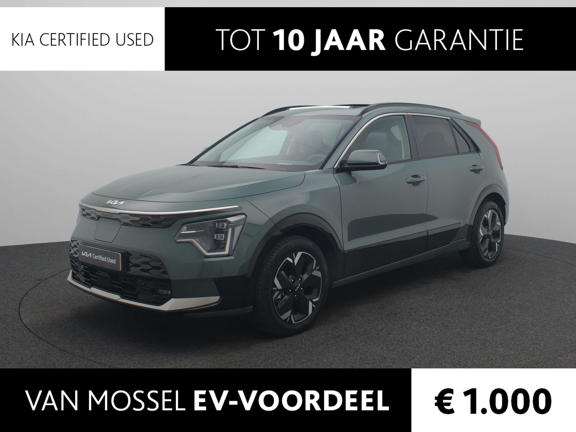 Kia Niro EV DynamicPlusLine 64.8 kWh Leder | Stoelverwarming | Open Dak | Navi | Camera | Clima | Cruise