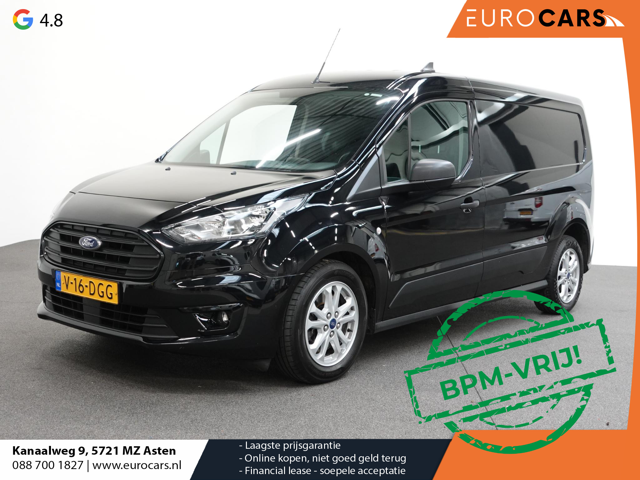 Ford Transit Connect 100pk Automaat L2 Trend Navi Camera Parkeersensoren Cruise control 3Zits