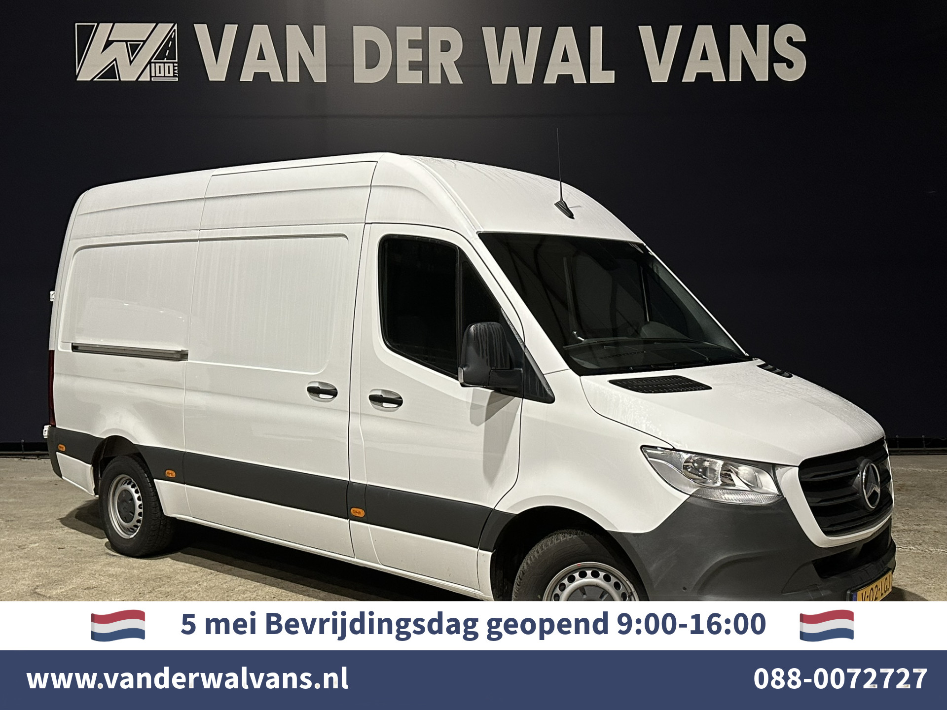 Mercedes-Benz Sprinter 317 CDI 170pk 9G-Tronic Automaat L2H2 Fabrieksgarantie Euro6 Airco | Camera | Navigatie Cruisecontrol, Parkeersensoren, Stoelverwarming, Bijrijdersbank