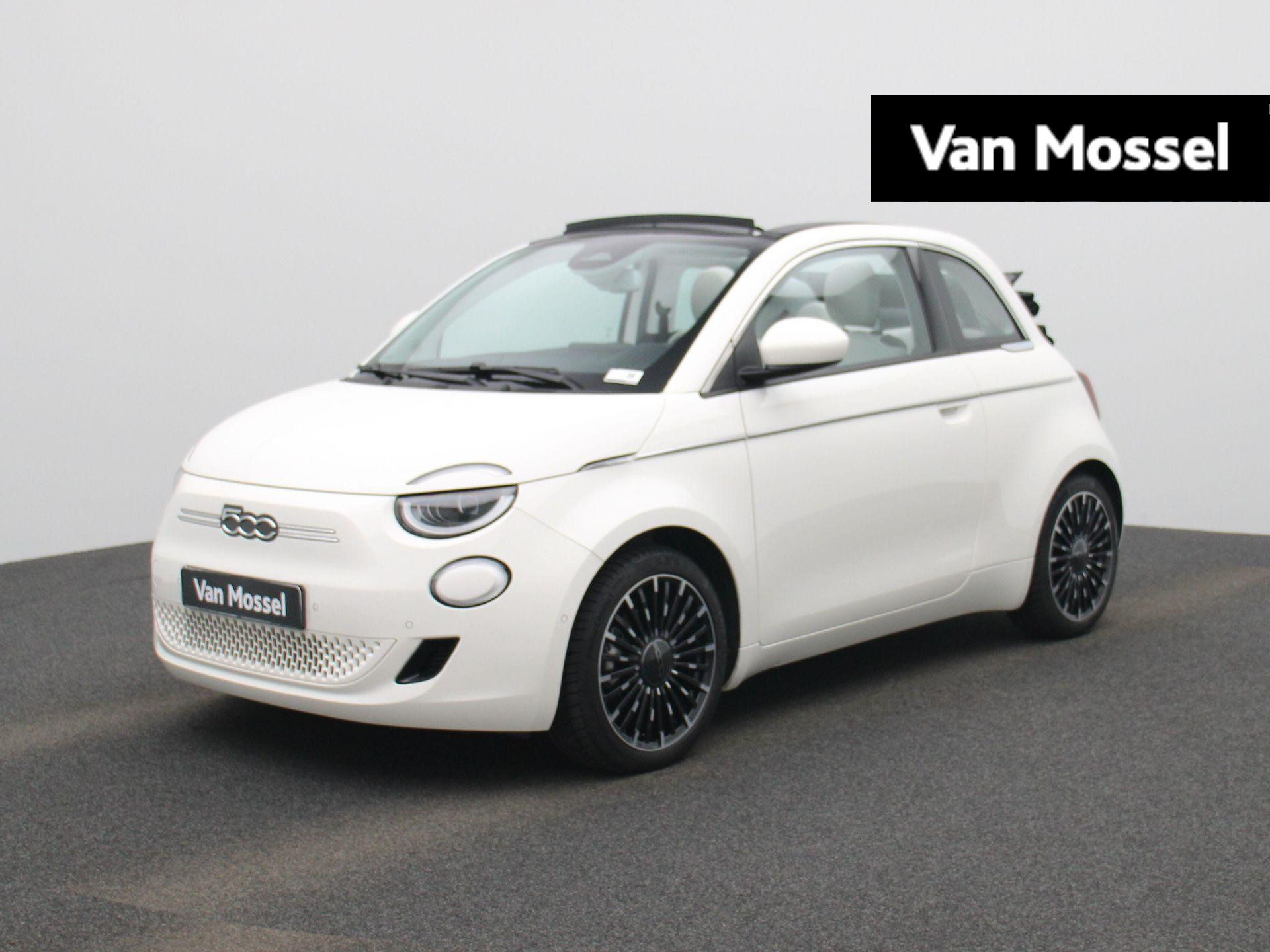 Fiat 500e C La Prima 42 kWh | Leder interieur | Navigatie | Climate Control | Parkeersensoren | LM velgen | LED Verlichting | Cam |