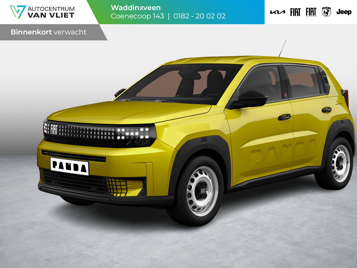 Fiat Panda Grande Red 44 kWh | Airco | Cruise | Apple Carplay | 16" | PDC