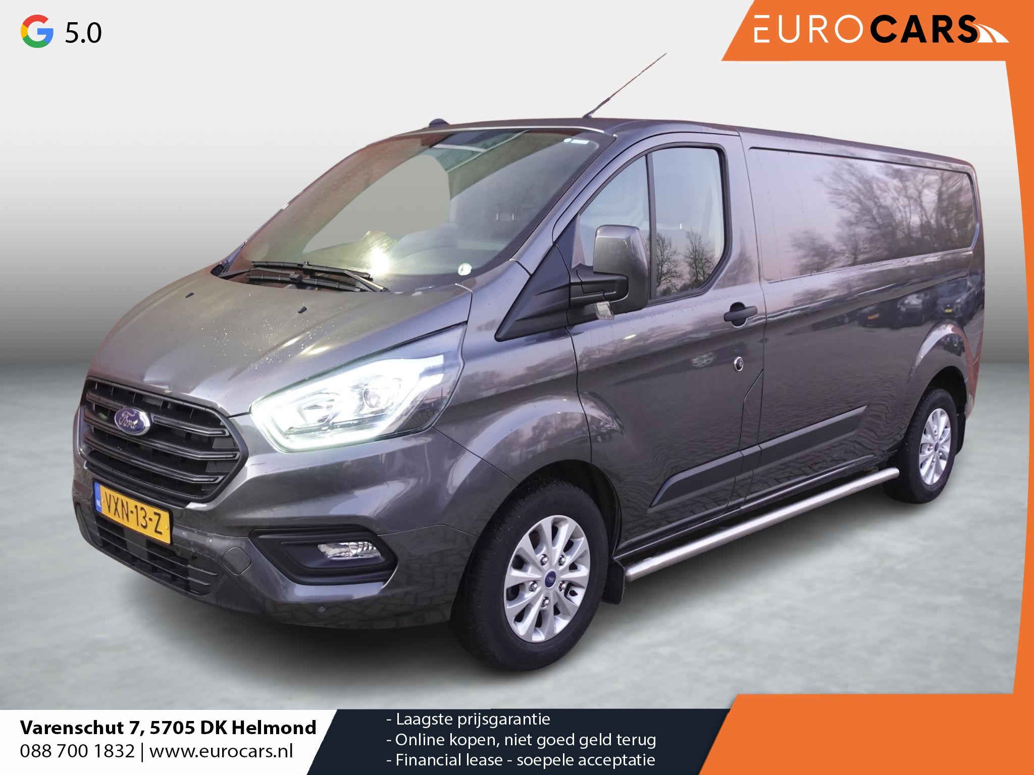 Ford Transit Custom 300 2.0 TDCI L2H1 Trend Automaat Airco Navigatie Cruisecontrol Camera Parkeersensoren