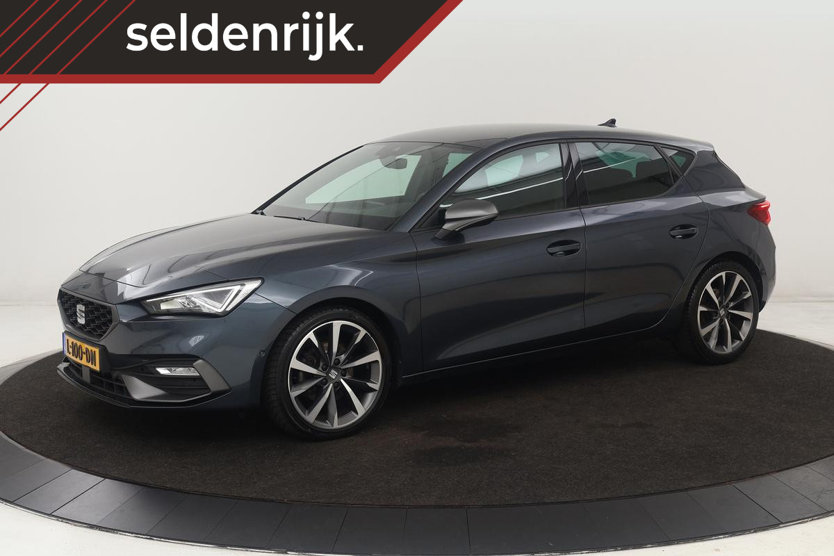 SEAT Leon 1.5 eTSI FR Intense | Adaptive cruise | Carplay | Sportstoelen | Full LED | Navigatie | Climate control | Parkeerhulp | Dodehoek detectie
