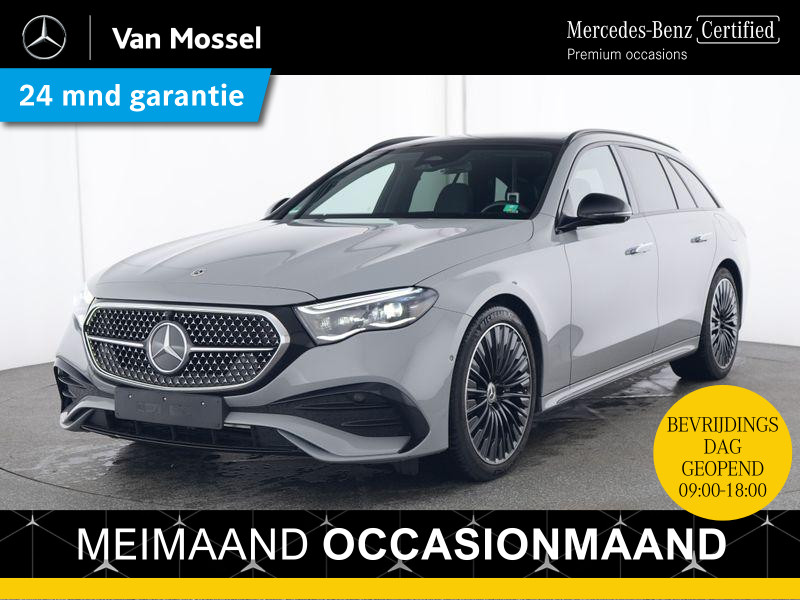 Mercedes-Benz E-Klasse Estate 300 e AMG Line / Panoramadak/ SUPERSCREEN/ Night/ Burmester/ 20 inch/ Digital Light/ El. Trekhaak/ Zonneschermpakket