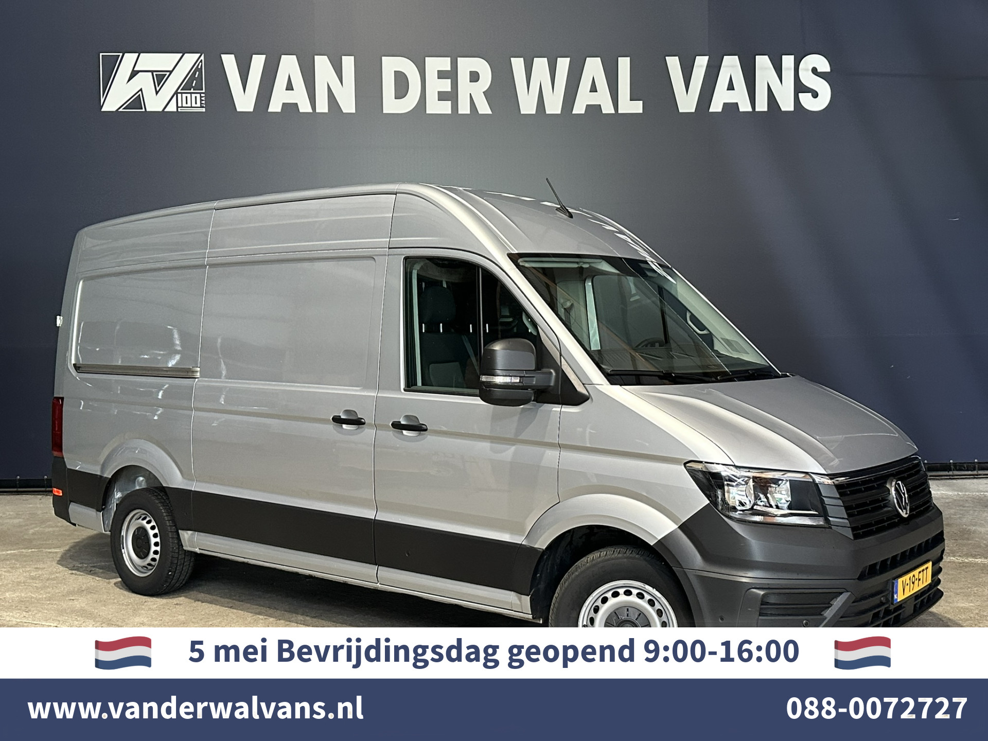 Volkswagen Crafter 2.0 TDI 140pk L3H3 L2H2 Euro6 Airco | 3000kg trekvermogen | Apple Carplay Android Auto, Parkeersensoren, Bijrijdersbank