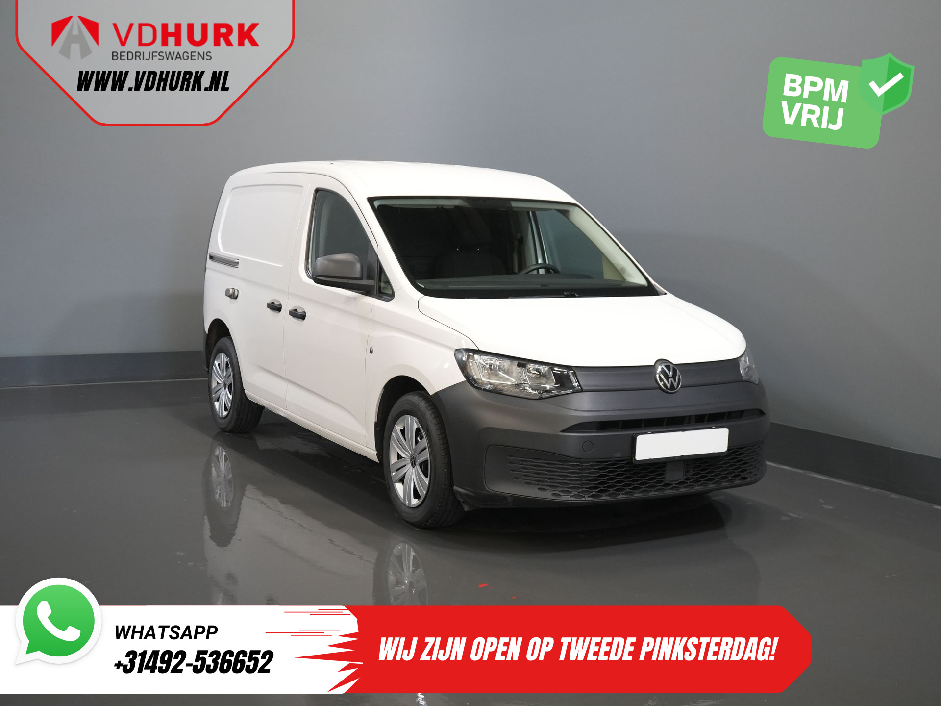 Volkswagen Caddy Cargo 2.0 TDI BPM VRIJ! Airco/ Betimmerd/ APK 1-2026