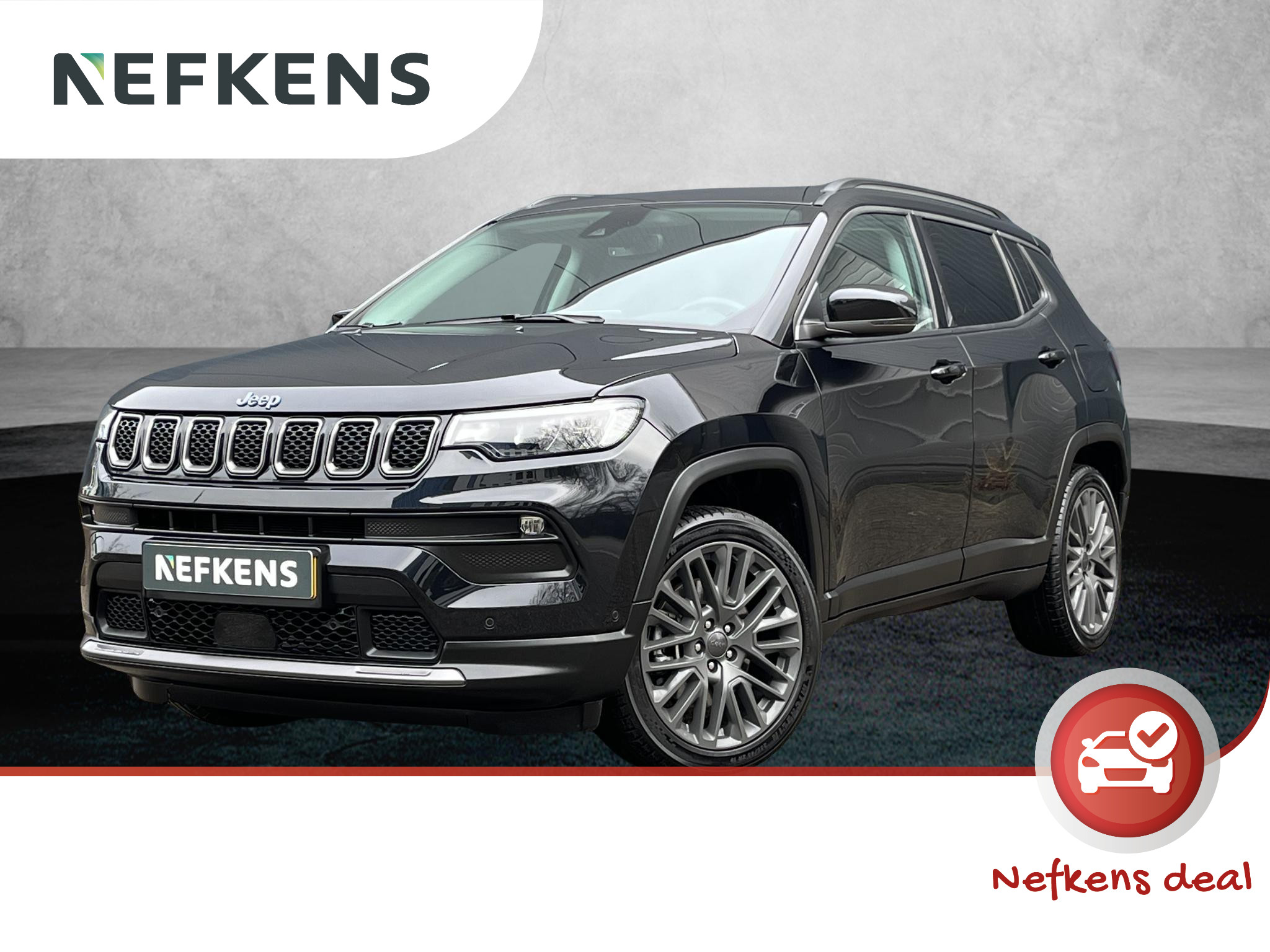 Jeep Compass 4XE 190pk Limited Automaat | Plug-in Hybrid | 1ste eigenaar | NL Auto | LEER | Winter Pack