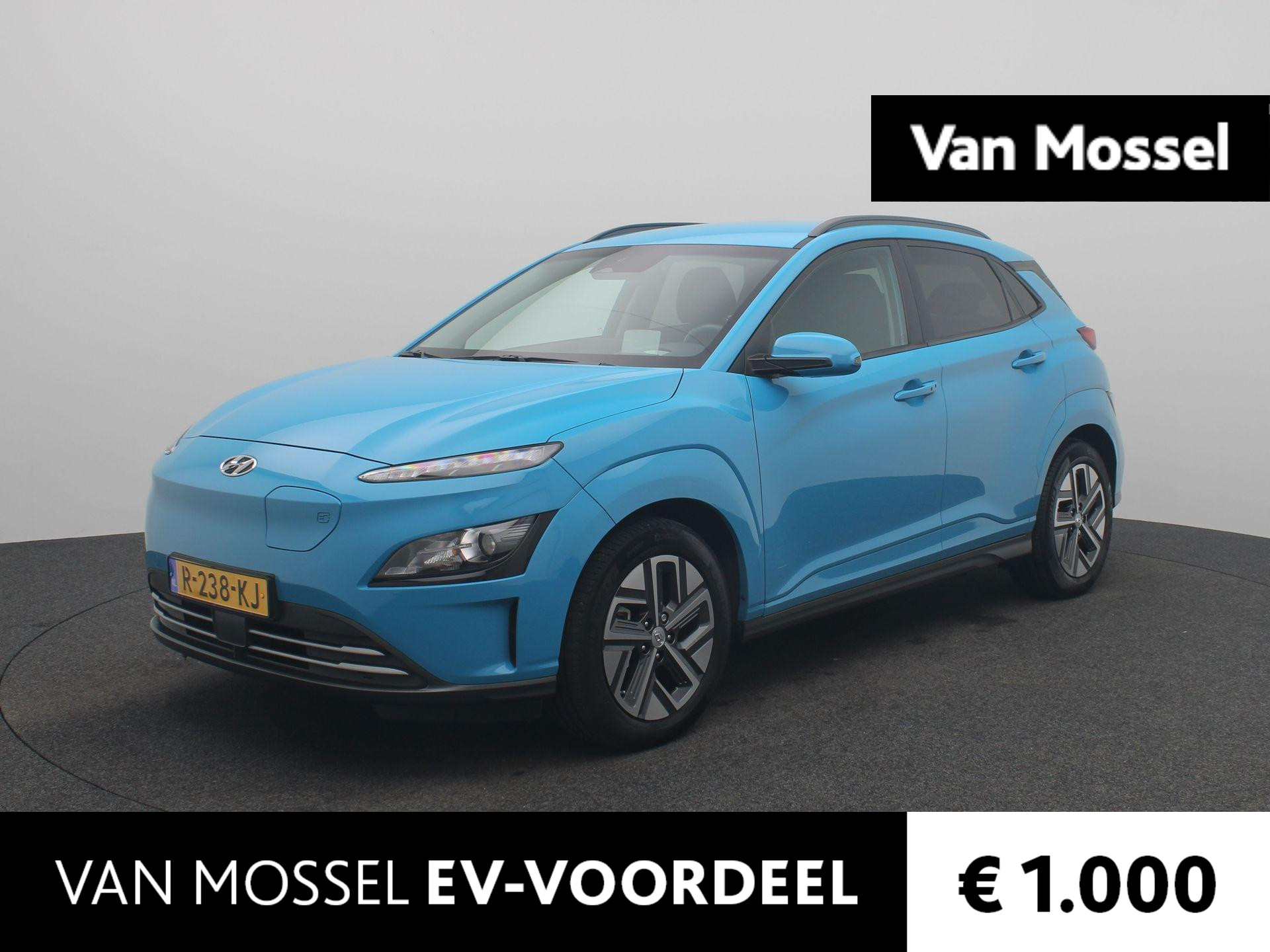 Hyundai Kona EV Fashion 64 kWh | Apple Carplay / Android Auto | Trekhaak | Camera | Virtual Cockpit | Keyless | Warmtepomp | Dodehoek Detectie | Head Up Display | Getint Glas |