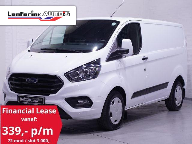 Ford Transit Custom 2.0 TDCI 130 pk Aut. L1H1 Navi, Camera, BPM vrij Airco, Cruise Control, PDC V+A, 3-Zits