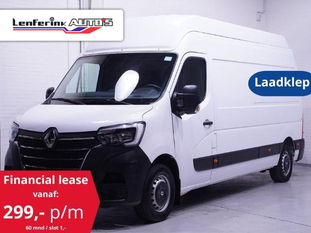 Renault Master 2.3 dCi 135 pk L3H3 LAADKLEP Airco Cruise control, Audio, 3-Zits, APK 09-2025