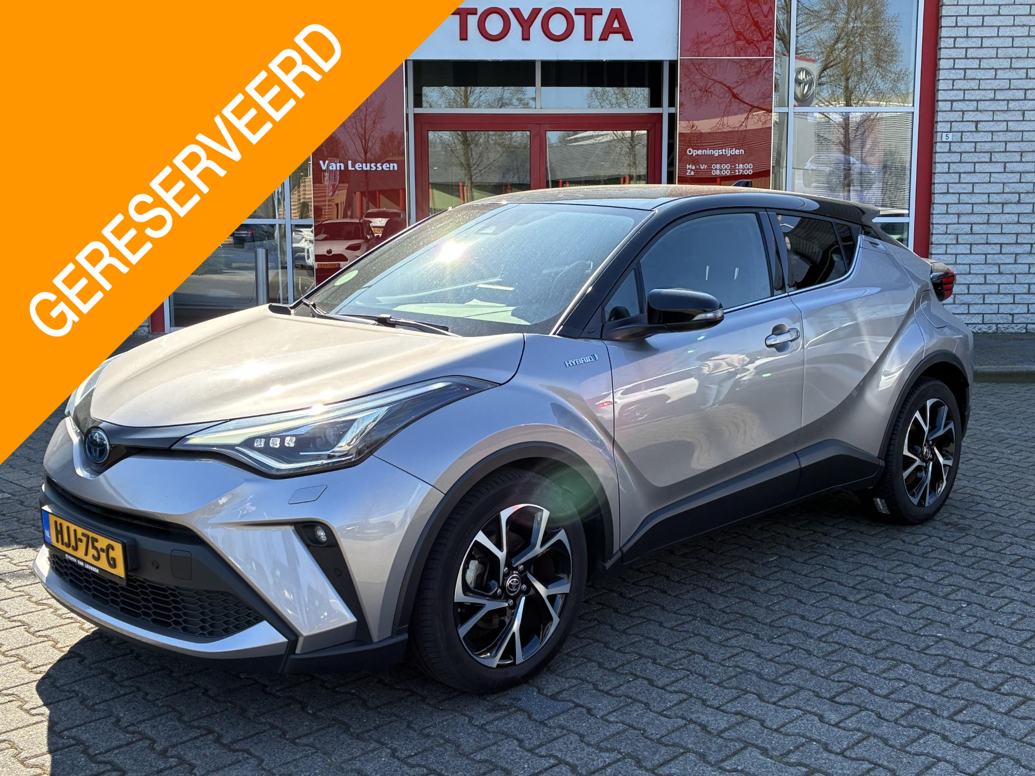 Toyota C-HR 1.8 HYBRID BI-TONE LED-PAKKET BLIND-SPOT STOEL/STUURVERW. PARK-SENSOREN KEYLESS PRIVACY-GLASS CAMERA