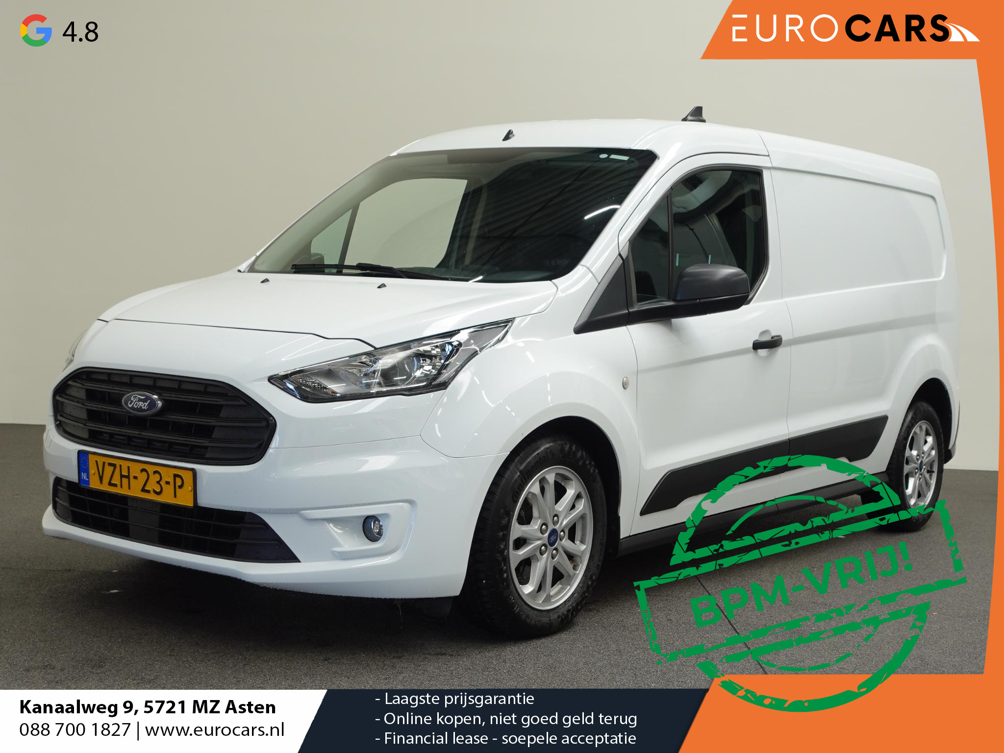 Ford Transit Connect 1.5 EcoBlue Aut. L2 Trend Navi Airco PDC A Cruise Control 3-Zits Camera DAB+