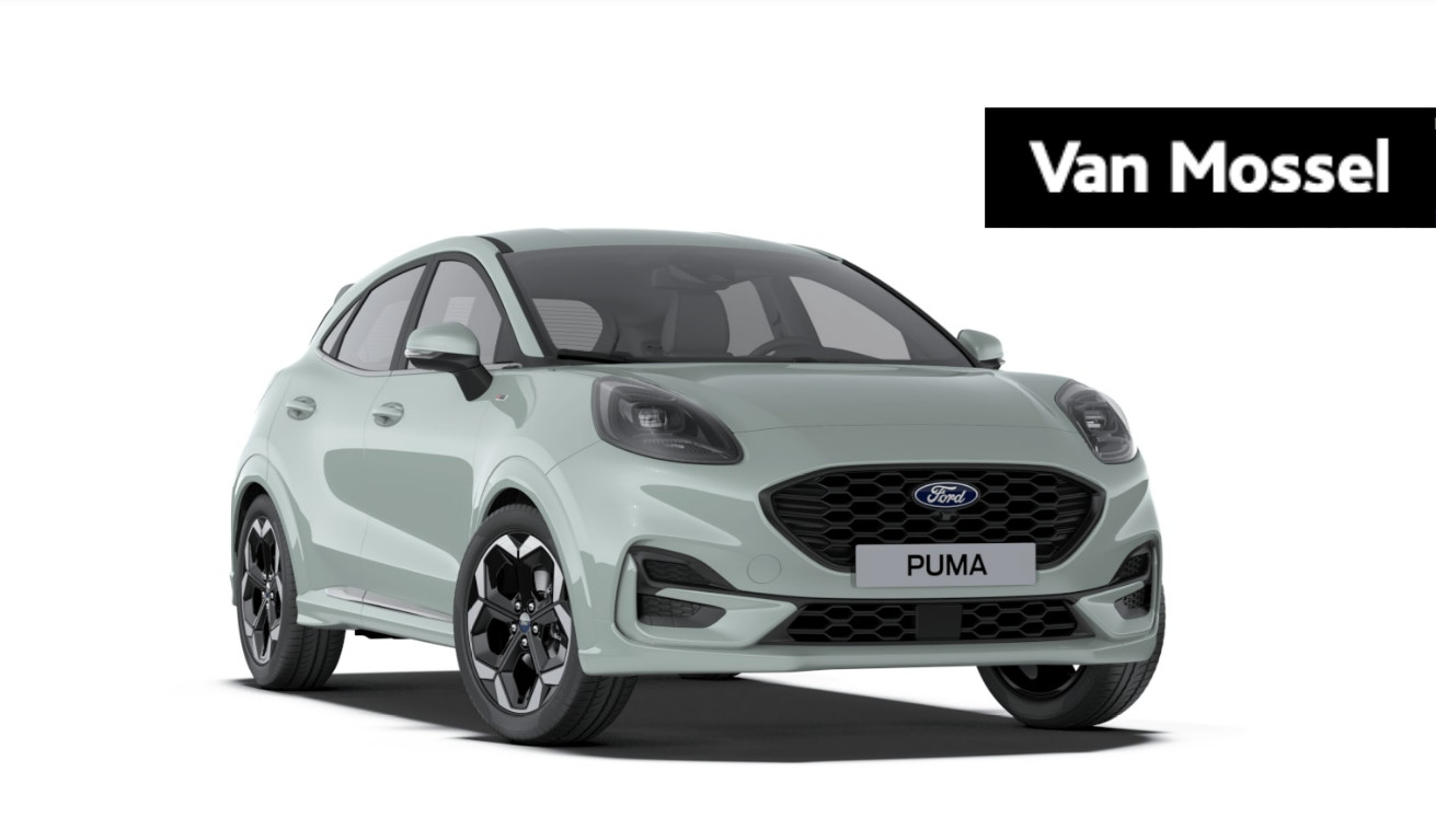 Ford Puma 1.0 EcoBoost Hybrid ST-Line X | Nu tegen 0.99% rente met Ford Options| FACELIFT | €4000,- FORD VOORDEEL | NU TE BESTELLEN | CACTUS GREY |